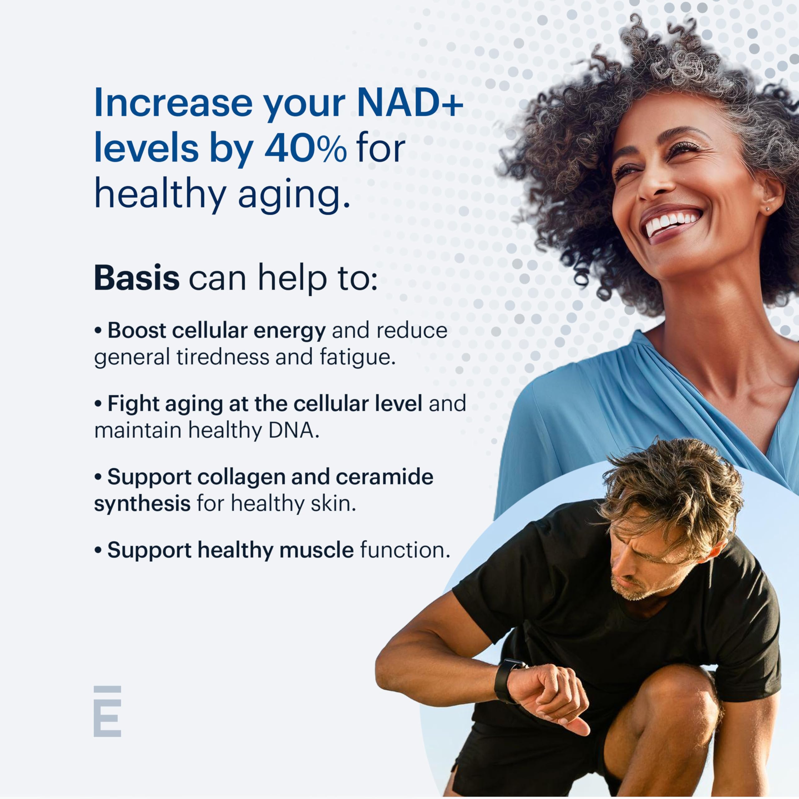 ELYSIUM Basis NAD Plus Supplement 30 Servings - with Nicotinamide Riboside 250mg and Pterostilbene 50mg - Healthy Aging Supplement & Cellular Energy ELYSIUM buy supplements canada