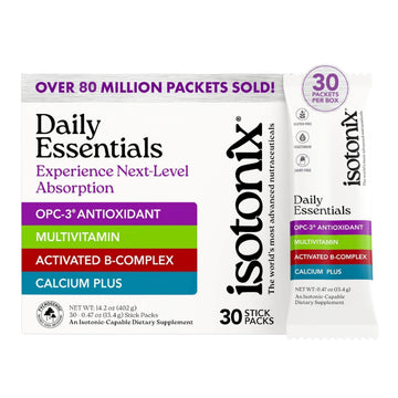 Isotonix® Daily Essentials Multivitamin Powder Packets – 4-in-1 Formula with Multivitamin, Activated B-Complex, Calcium Plus Isotonix buy supplements canada