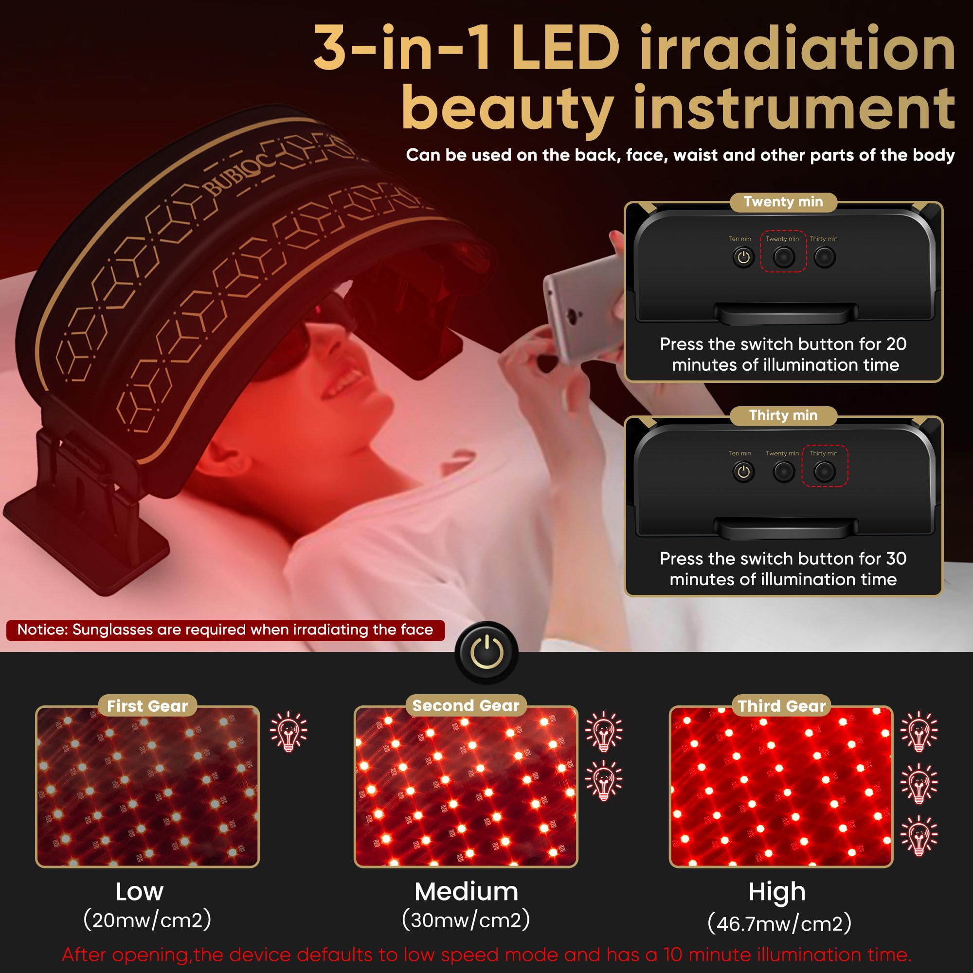Multifunction Infrared Red Light Therapy for Body and Face, Near-Infrared 850 Red Light Therapy, Cordless ZagMufe buy supplements canada