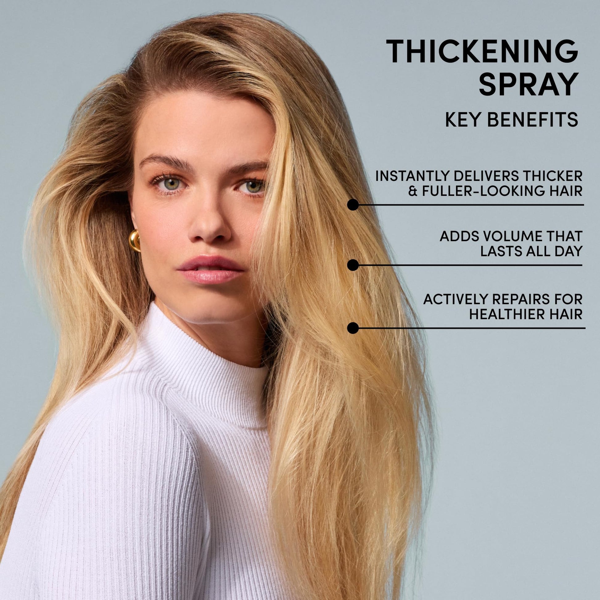 OUAI Hair Thickening Spray - Thickening & Volumizing Spray for Instantly Thicker, Fuller-Looking Hair - Protects, Strengthens & Repairs with Amaranth Peptide & Amino Acids (6 Fl Oz) OUAI buy supplements canada