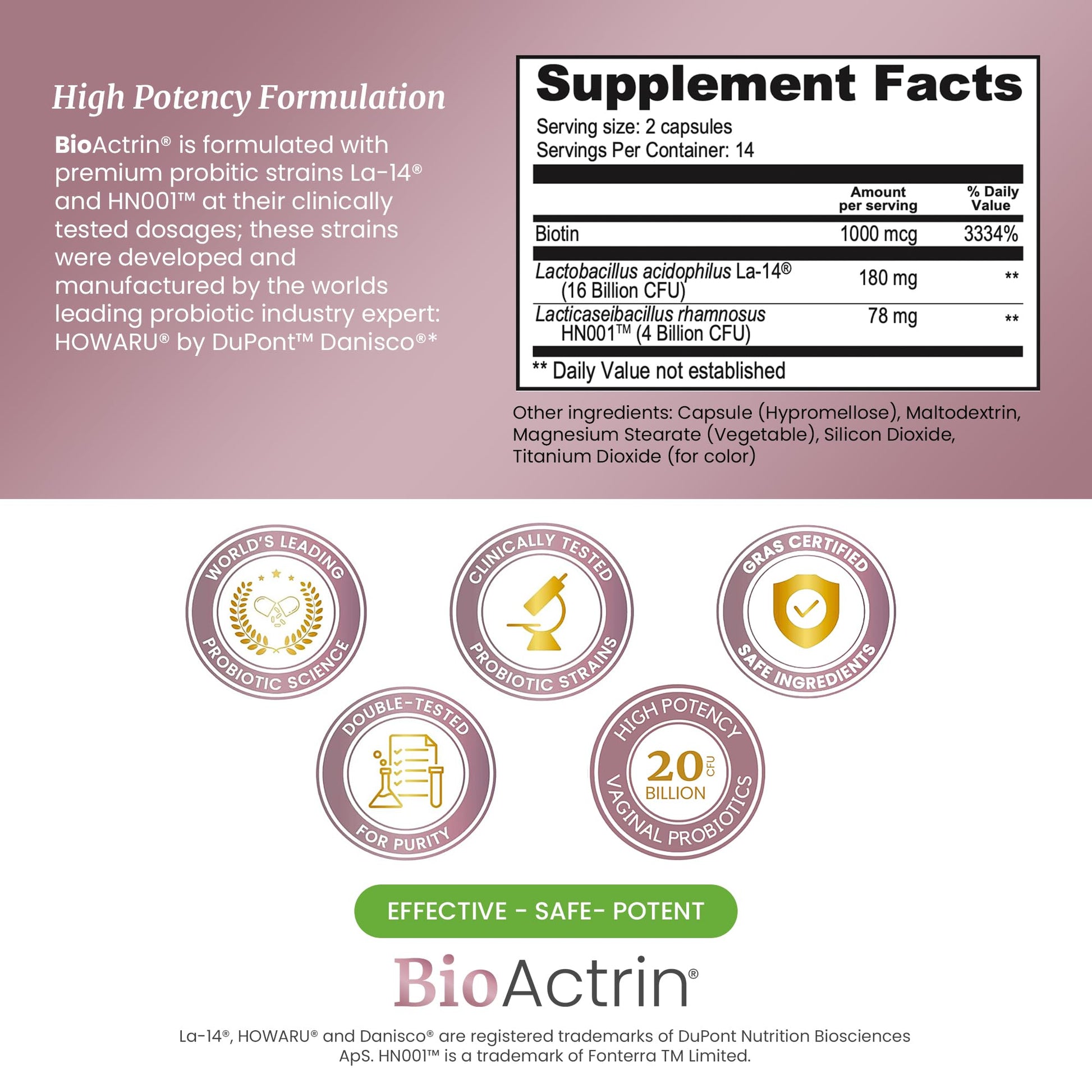 Bioactrin Vaginal Probiotics for Women - Formulated Bacterial Vaginosis Treatment, Yeast Infection SIGNIFY NATURE buy supplements canada