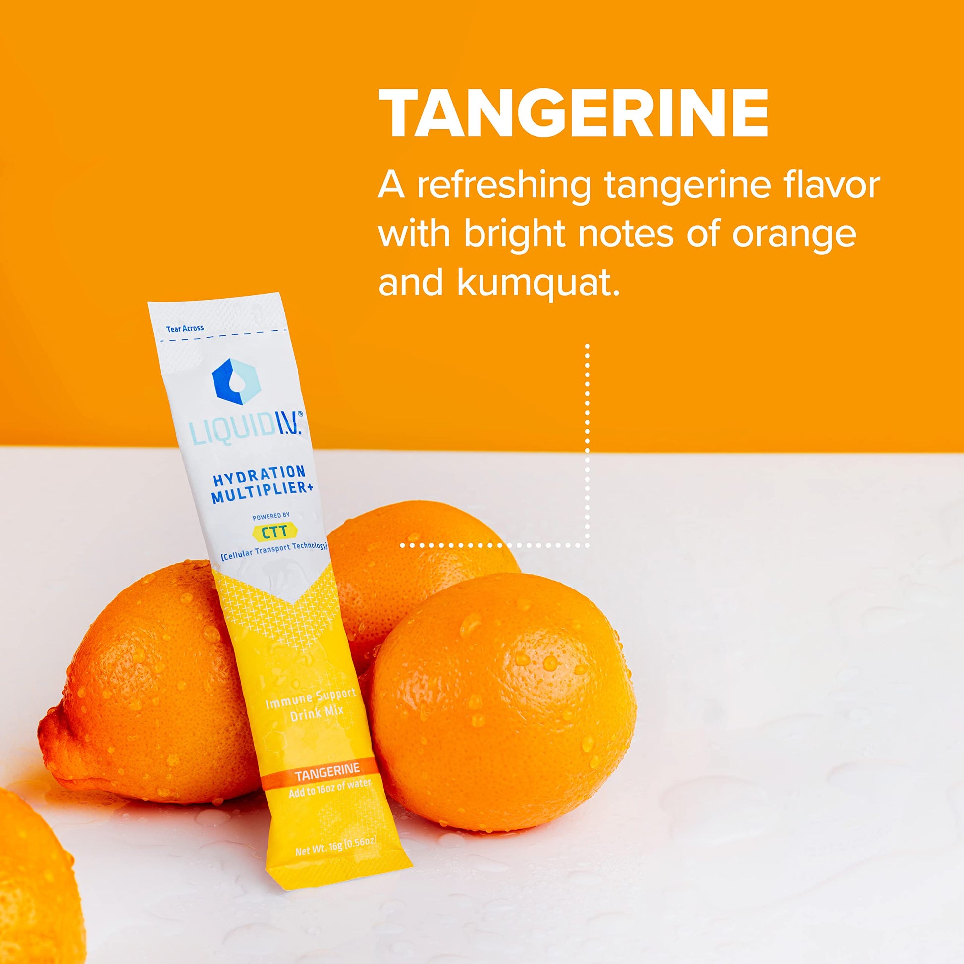 Liquid I.V. Hydration Multiplier + Immune Support - Tangerine - Hydration Powder Packets Liquid I.V. buy supplements canada