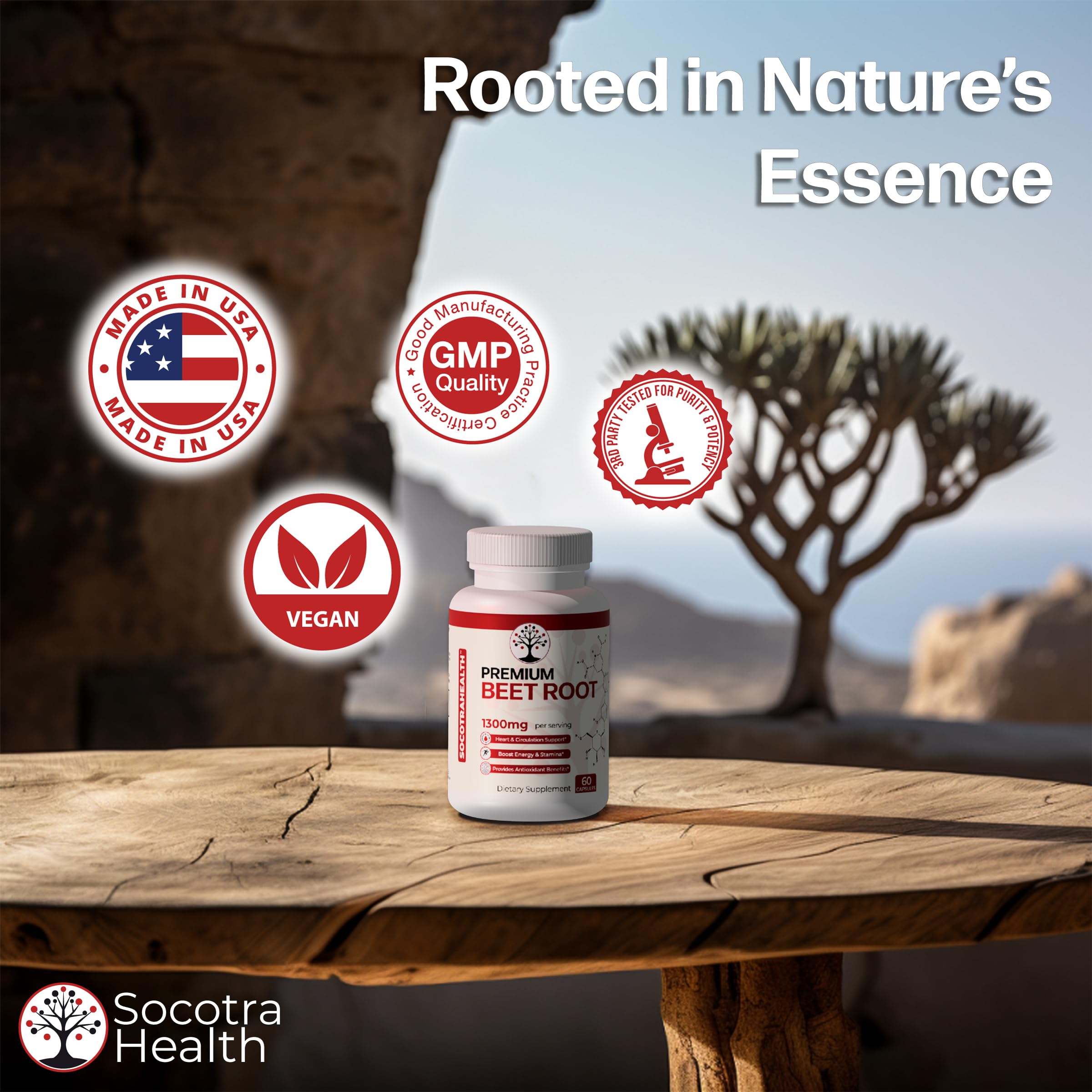 Socotra Health Beet Root Capsules - Made with Premium Organic Beetroot Powder Socotra Health buy supplements canada