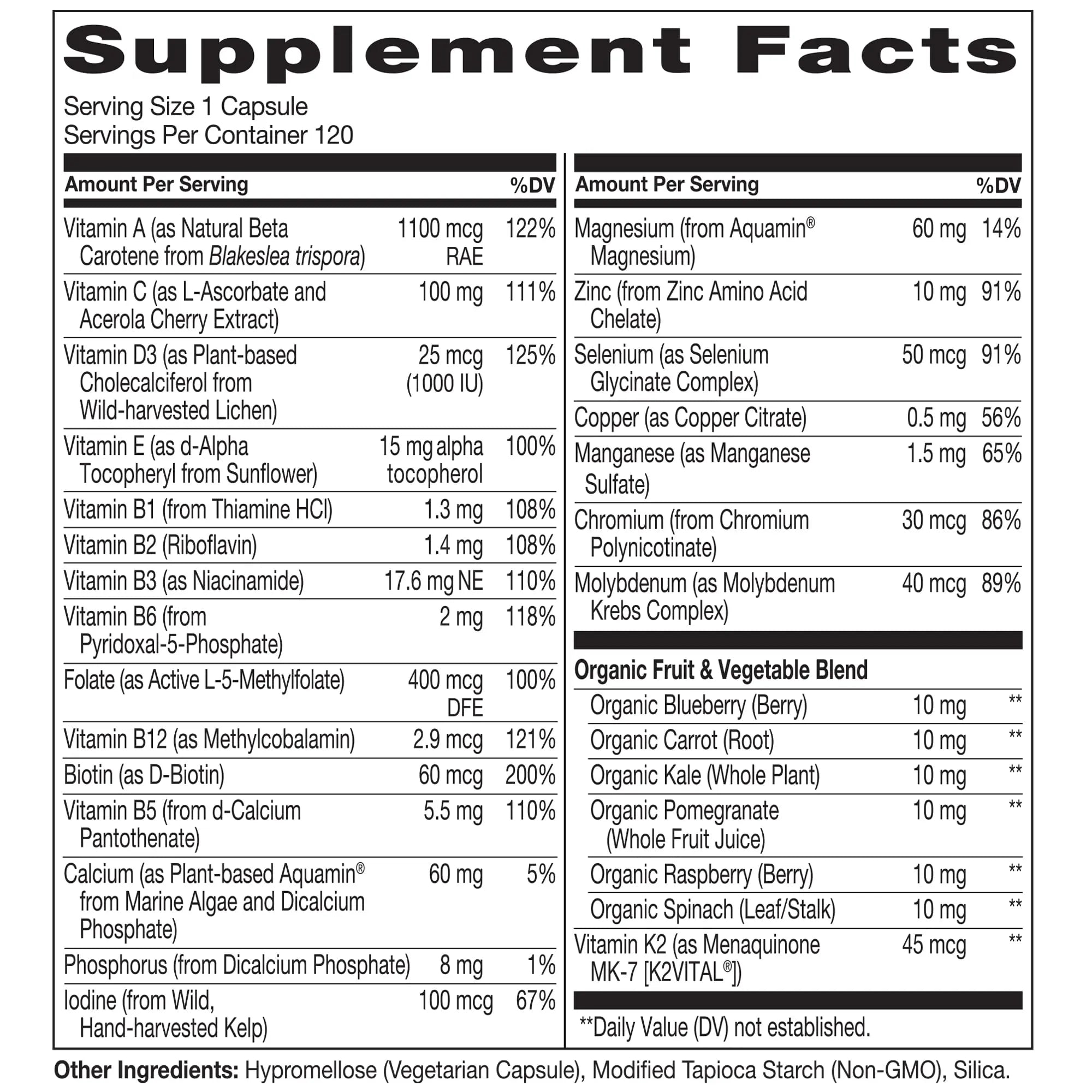 NATURELO One Daily Multivitamin for Men 50+, 120 Capsules One Daily Multivitamin for Women 50+ (Iron Free), 120 Capsules - 4 Month Supply Bundle NATURELO buy supplements canada