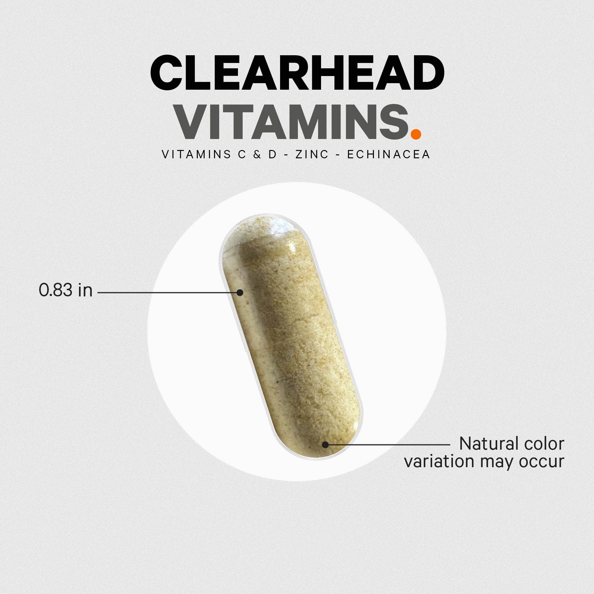 Codeage Clearhead Echinacea+ Supplement - Echinacea, Schisandra, Feverfew, Coptis, American Ginseng, Astragalus, Garlic, Probiotics, Vitamins C & D3, Zinc, Selenium - Clear Head Vitamin - 90 Capsules Codeage buy supplements canada