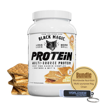 Worldwide Nutrition Bundle, 2 items: Black Magic Multi-Source Protein Powder - Whey Worldwide Nutrition buy supplements canada