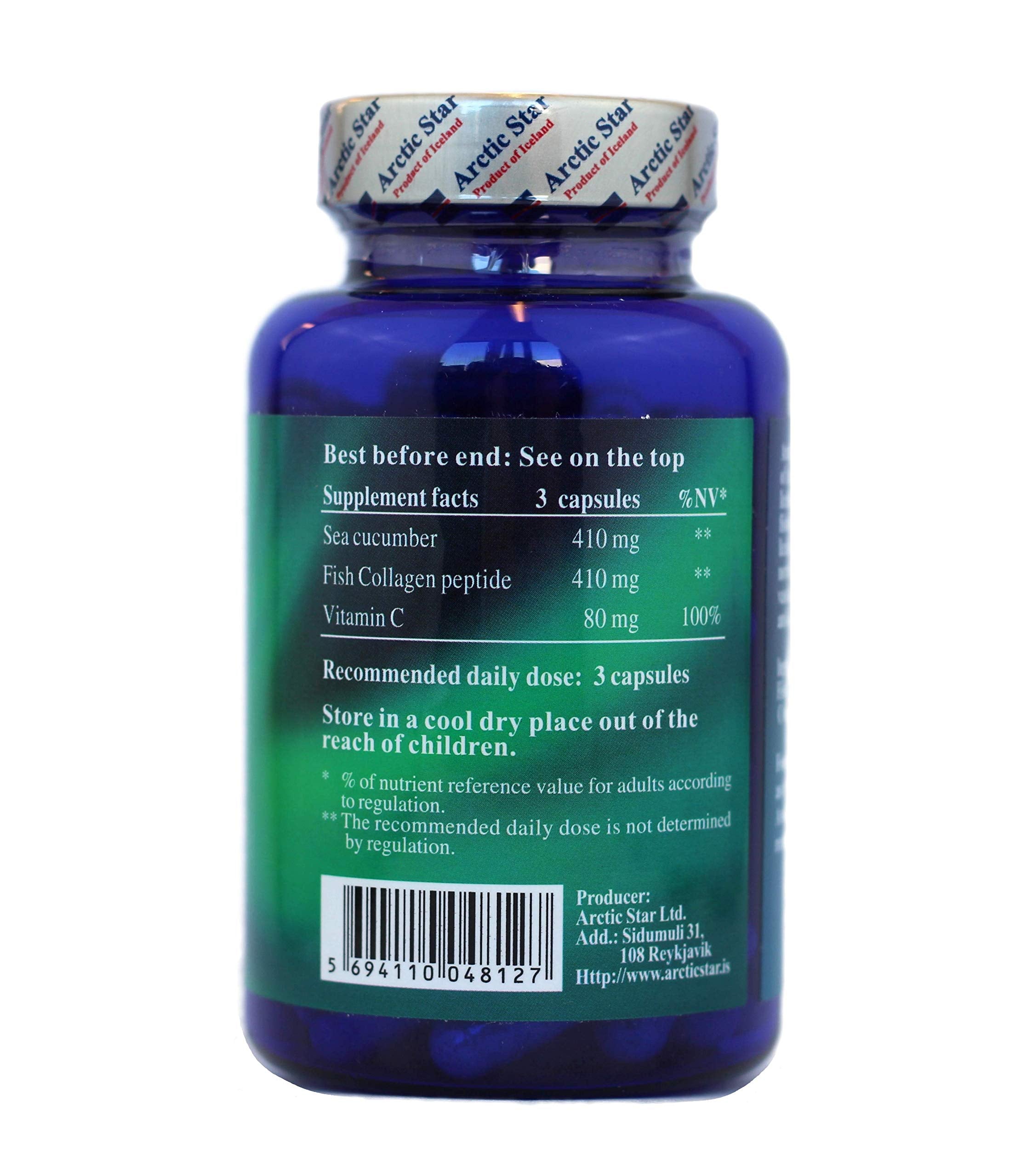 Arctic Star Marine Collagen-Vital Proteins Marine Collagen Peptides Supplement Pills for Healthy Skin Hair Nail - Hydrolyzed Collagen from Iceland - Joint Pain & Immune System Booster 90 Capsules Arctic Star buy supplements canada