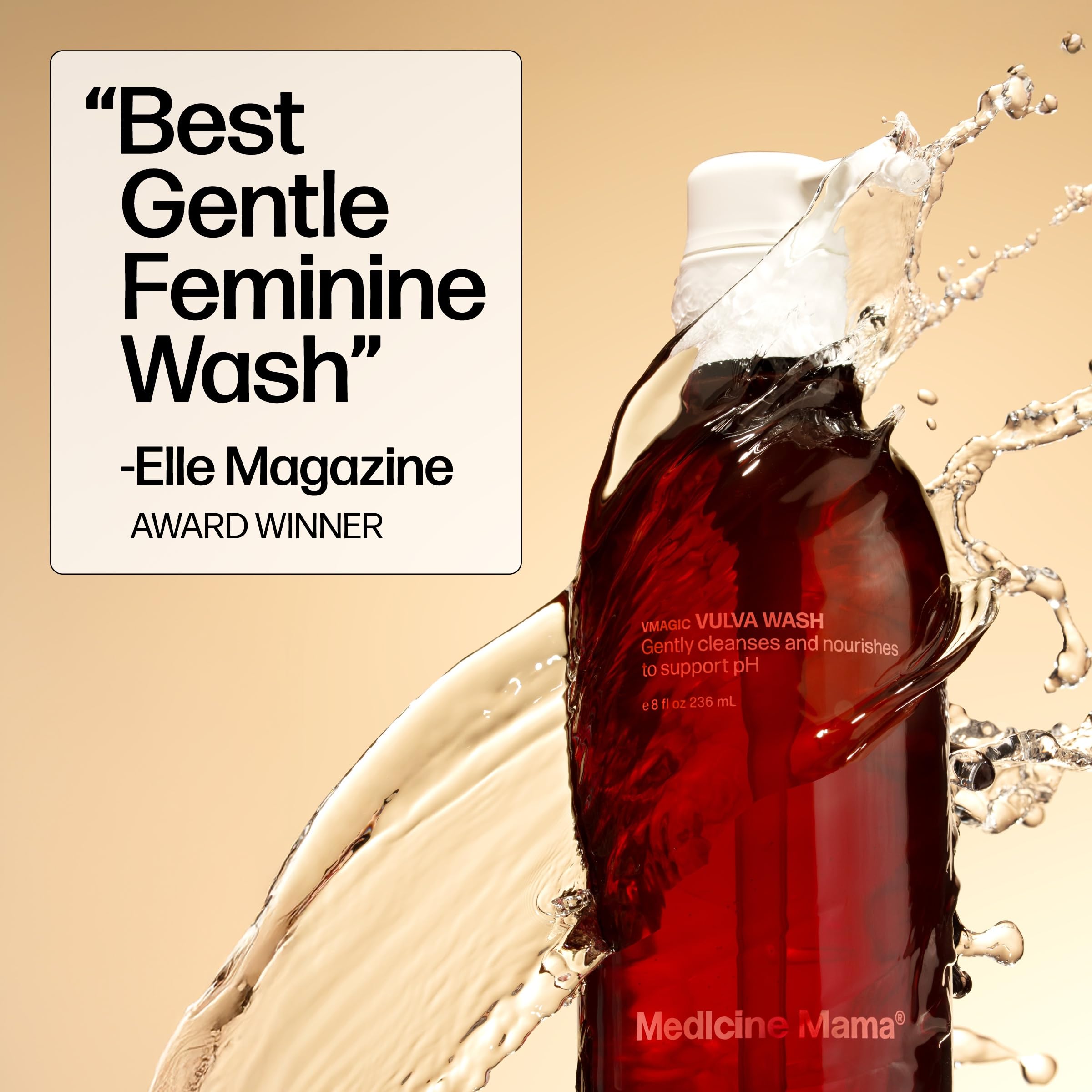 Medicine Mama's Apothecary Vmagic Gentle Feminine Wash pH Balanced to Cleanse and Rejuvenate Intimate Skin with Chamomile, Collagen, Vitamin E and Sage – Hormone Free — 8 oz Medicine Mama's Apothecary buy supplements canada