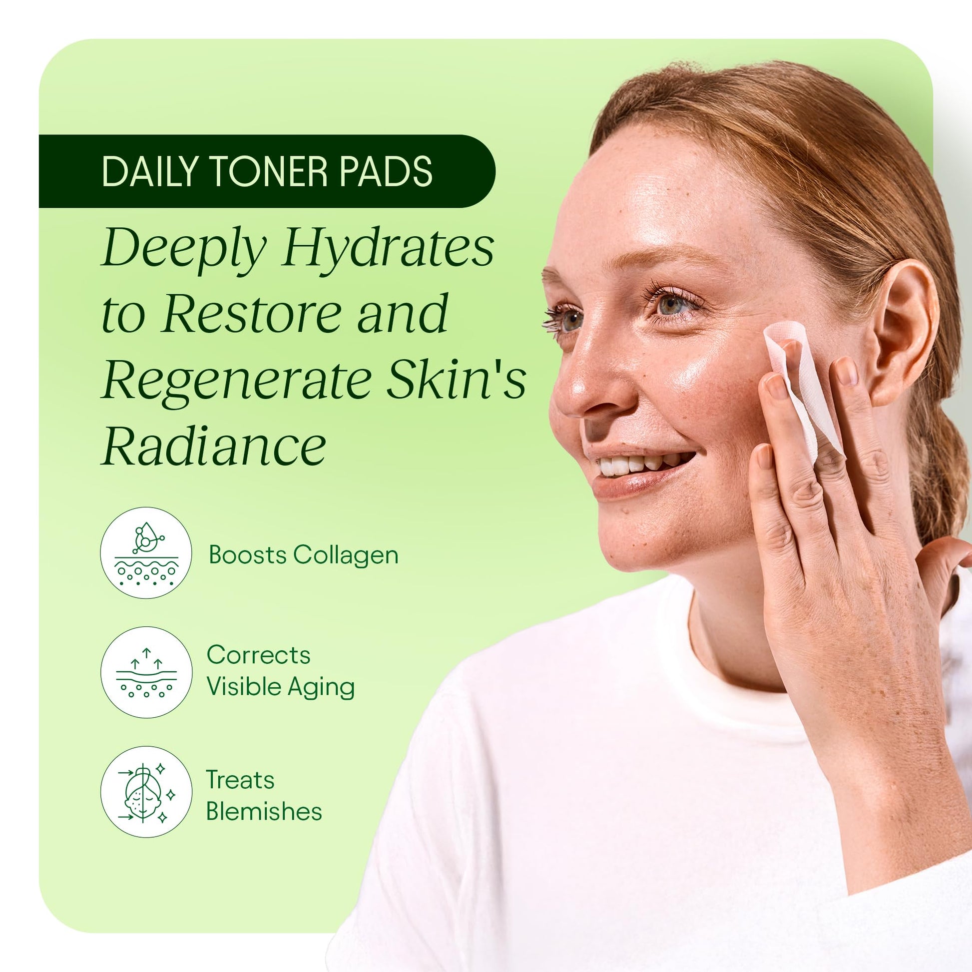 JiYu Toning Polish Pads - Korean Skincare for Dark Spots, Wrinkles & Dull Skin - Hydrating Facial JiYu buy supplements canada