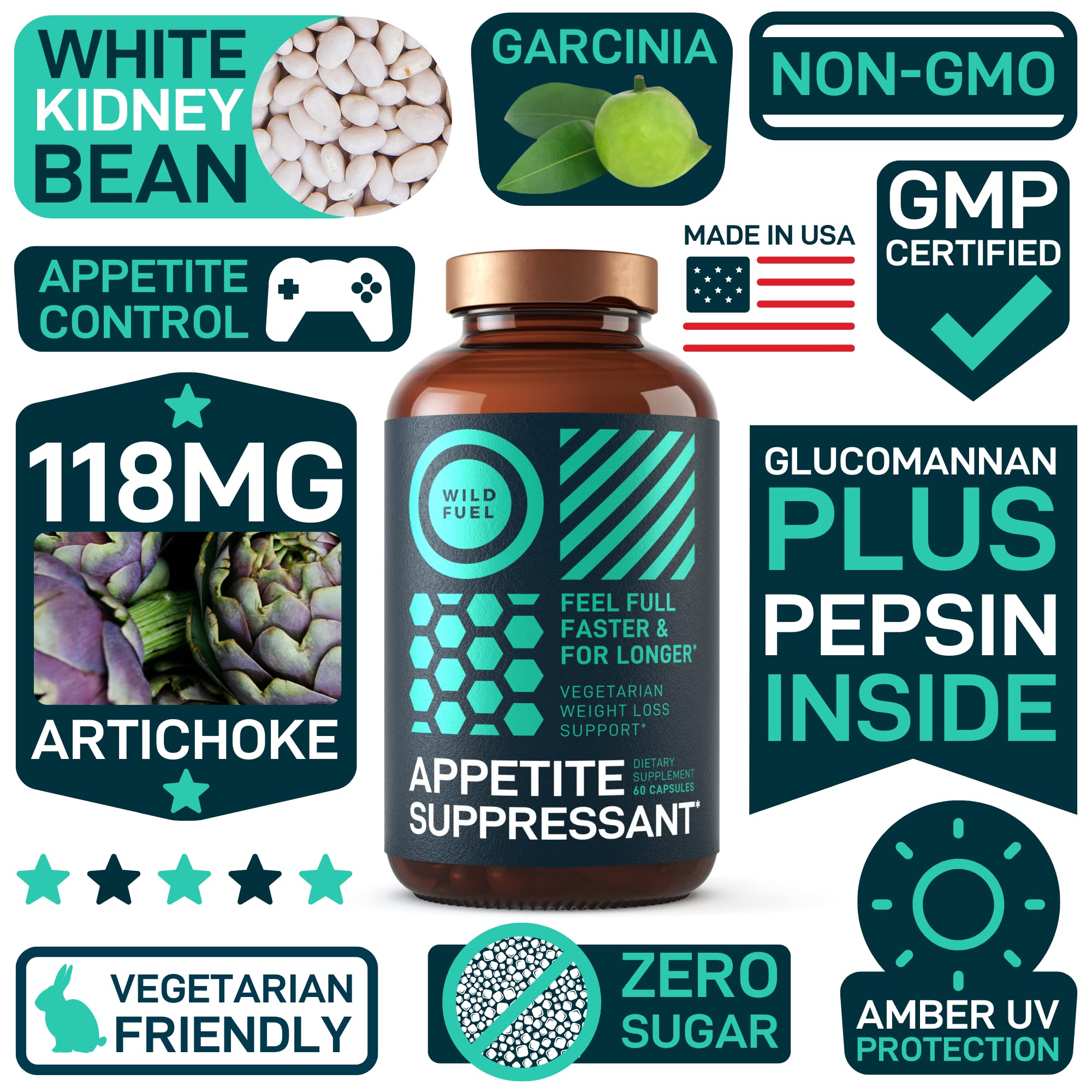 Appetite Suppressant for Weight Loss, Hunger Suppressant - Diet Pills That Work Fast WILD FUEL buy supplements canada