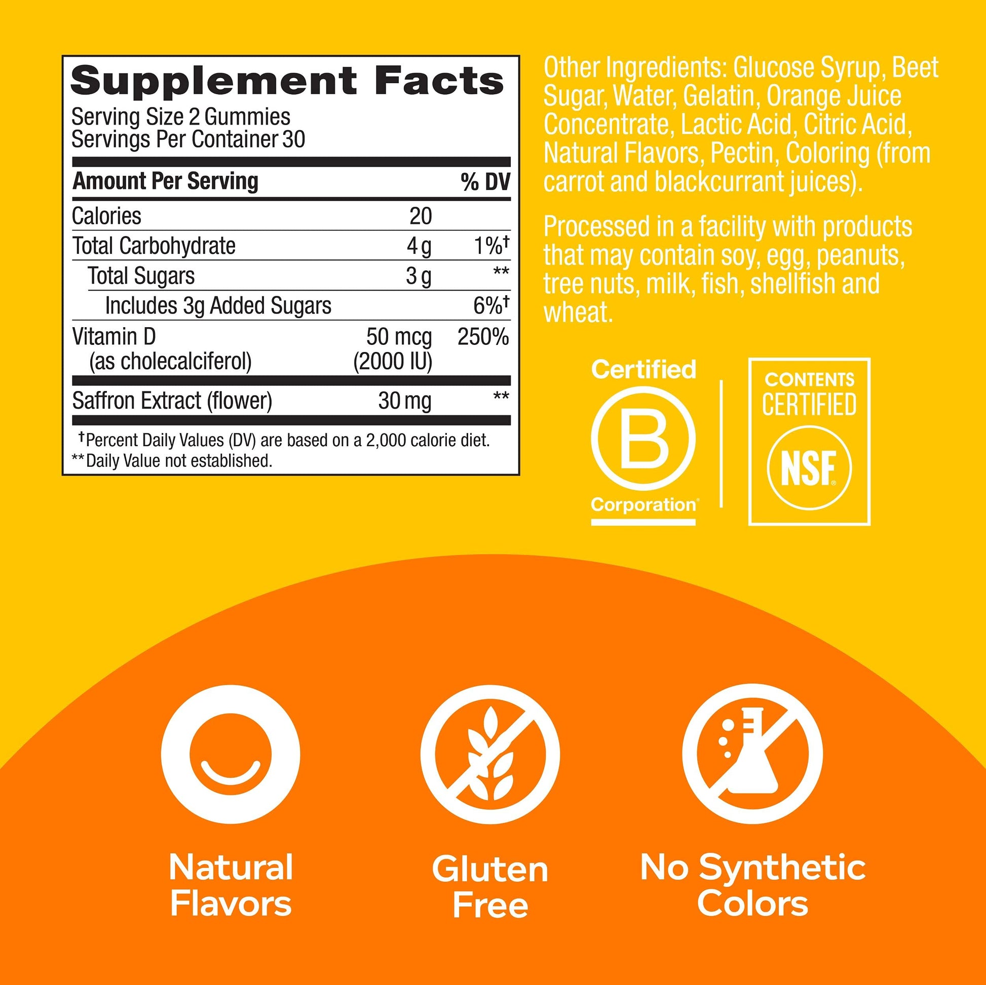 OLLY Daily Energy Gummy, Caffeine Free, Vitamin B12, CoQ10, Goji Berry, Adult Chewable Supplement & Hello Happy Gummy Worms, Mood Balance Support, Vitamin D, Saffron, Adult Chewable Supplement OLLY buy supplements canada