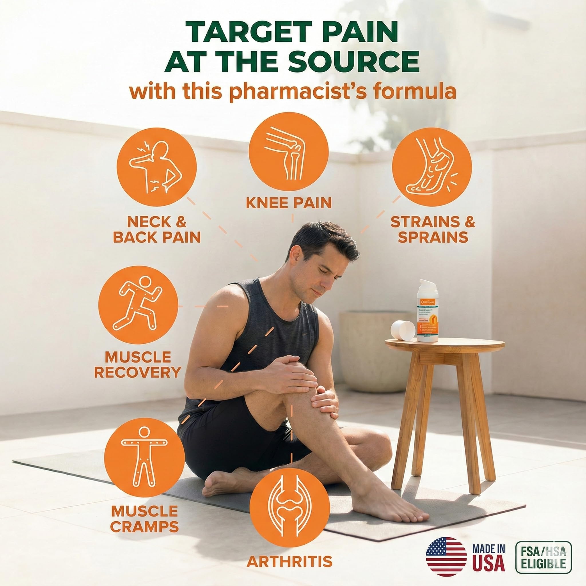 FLEXIGEN, Frankincense Pain Relief Cream Lotion– 3.2 oz Spray Pump – Natural Rub for Arthritis, Menthol Therapy Joint & Muscle Pain – Cooling Formula, Pleasant Scent – Topical OTC FLEXIGEN buy supplements canada