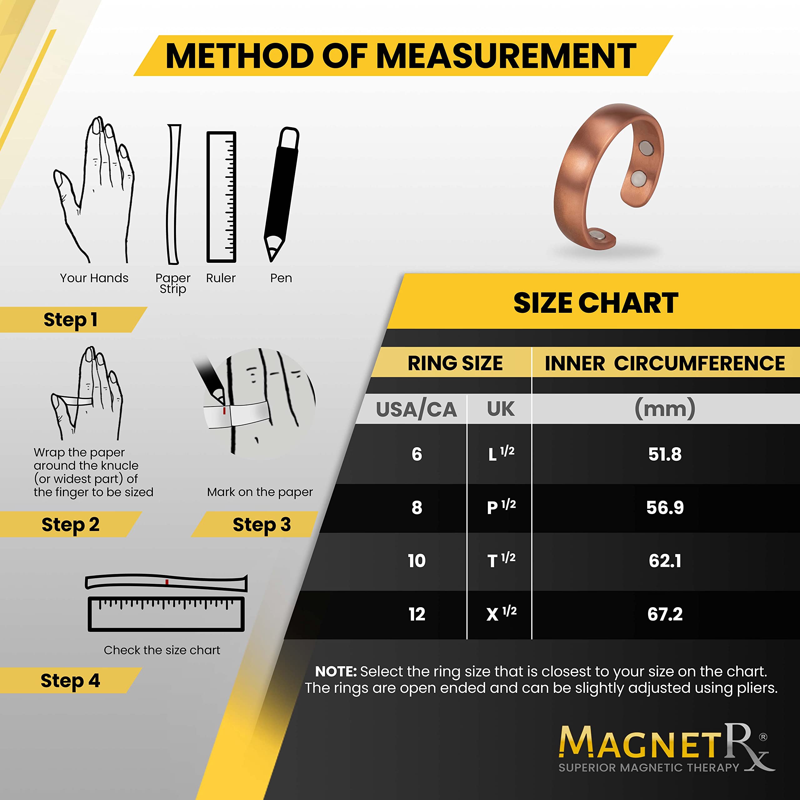 MagnetRX® Magnetic Copper Ring – Elegant Magnetic Rings – Copper Rings for Women & Men MagnetRX buy supplements canada