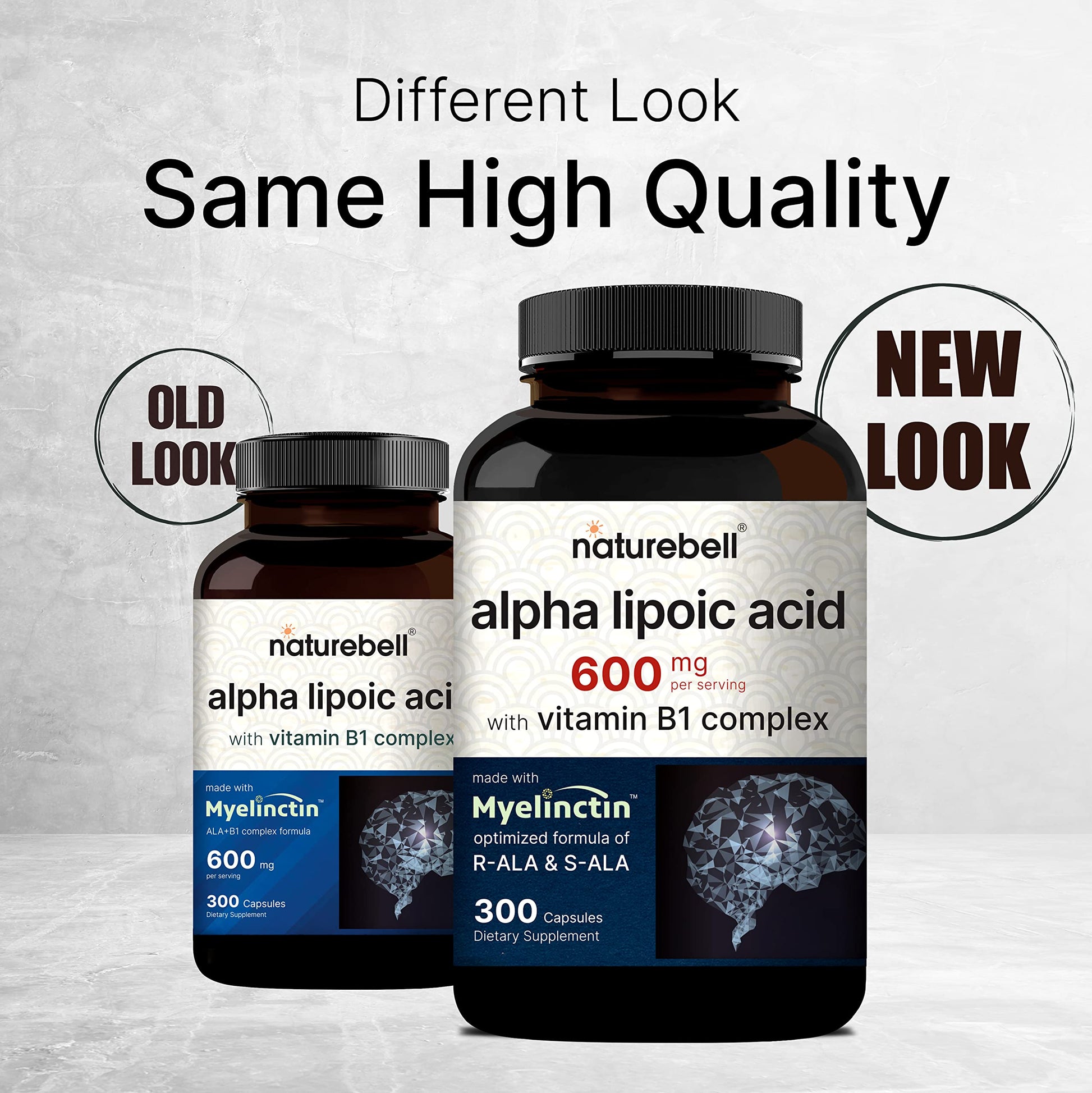 NatureBell Alpha Lipoic Acid 600mg Per Serving | 300 Capsules - with Vitamin B1 NatureBell buy supplements canada