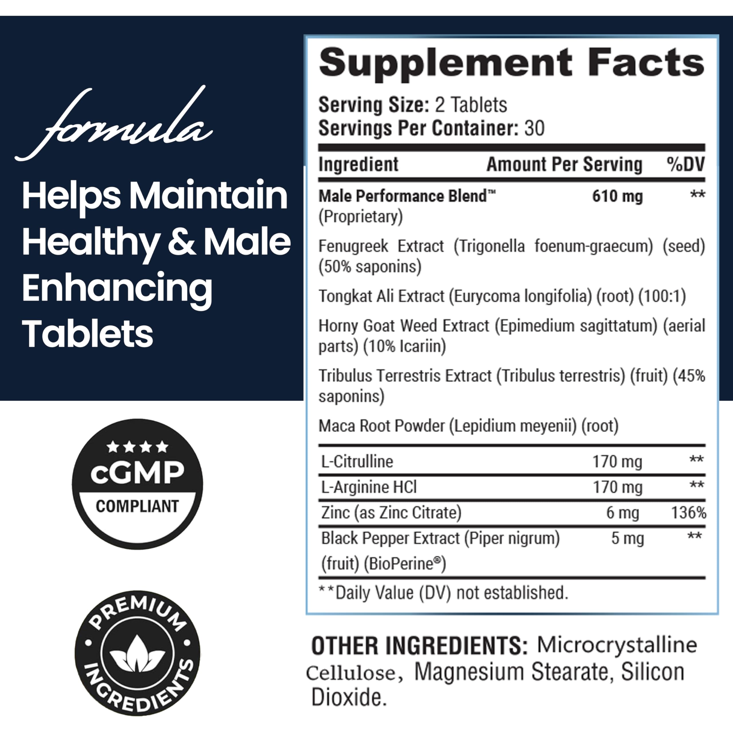 Male Enhancing Supplement - Fast Acting Performance Pills for Men for Blood Flow - Size & Stamina - Testosterone Booster, Maca Root, Epimedium,Tongkat Ali Dietary Supplement 60 Tablets TESTO BIOGEN buy supplements canada