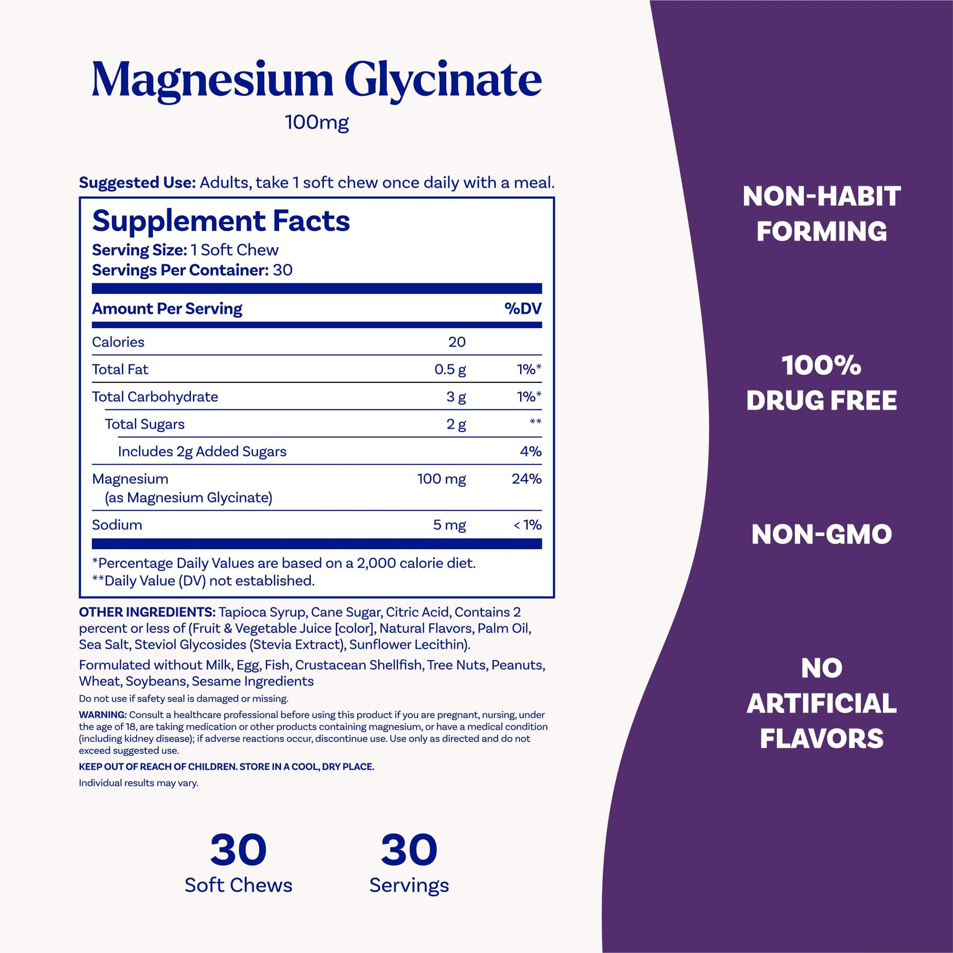Natrol Magnesium Glycinate Supplements 100mg, Cherry Lemon Soft Chews for Healthy Sleep and Body, Magnesium Glycinate 100mg, Up to a 30 Day Supply Natrol buy supplements canada
