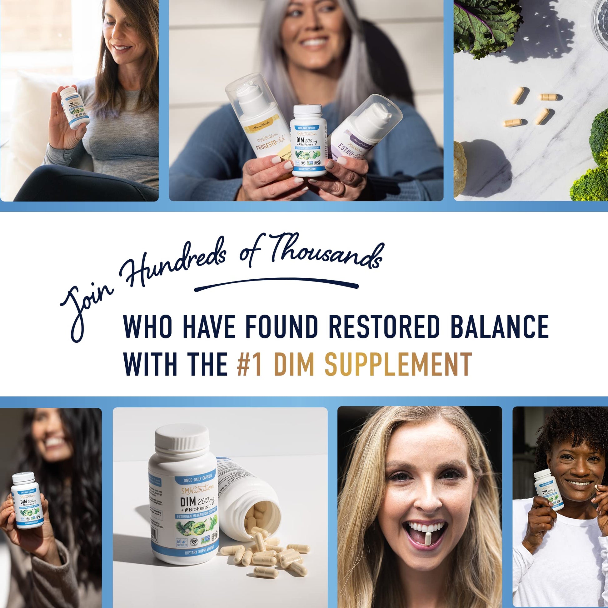 DIM Supplement 200 mg (120 Ct) | Estrogen Balance for Women & Men | Hormone Balance SMNutrition buy supplements canada