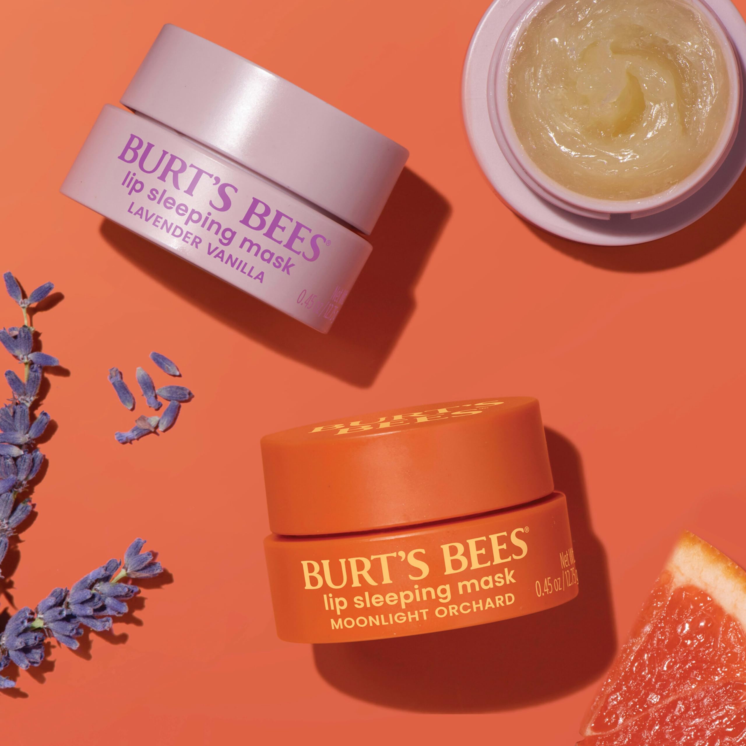 Burt’s Bees Lavender Vanilla Lip Sleeping Mask, With Hyaluronic Acid and Squalane Moisturizer To Instantly Hydrate Lips, Overnight Mask and Treatment, 0.45 oz. Burt's Bees buy supplements canada