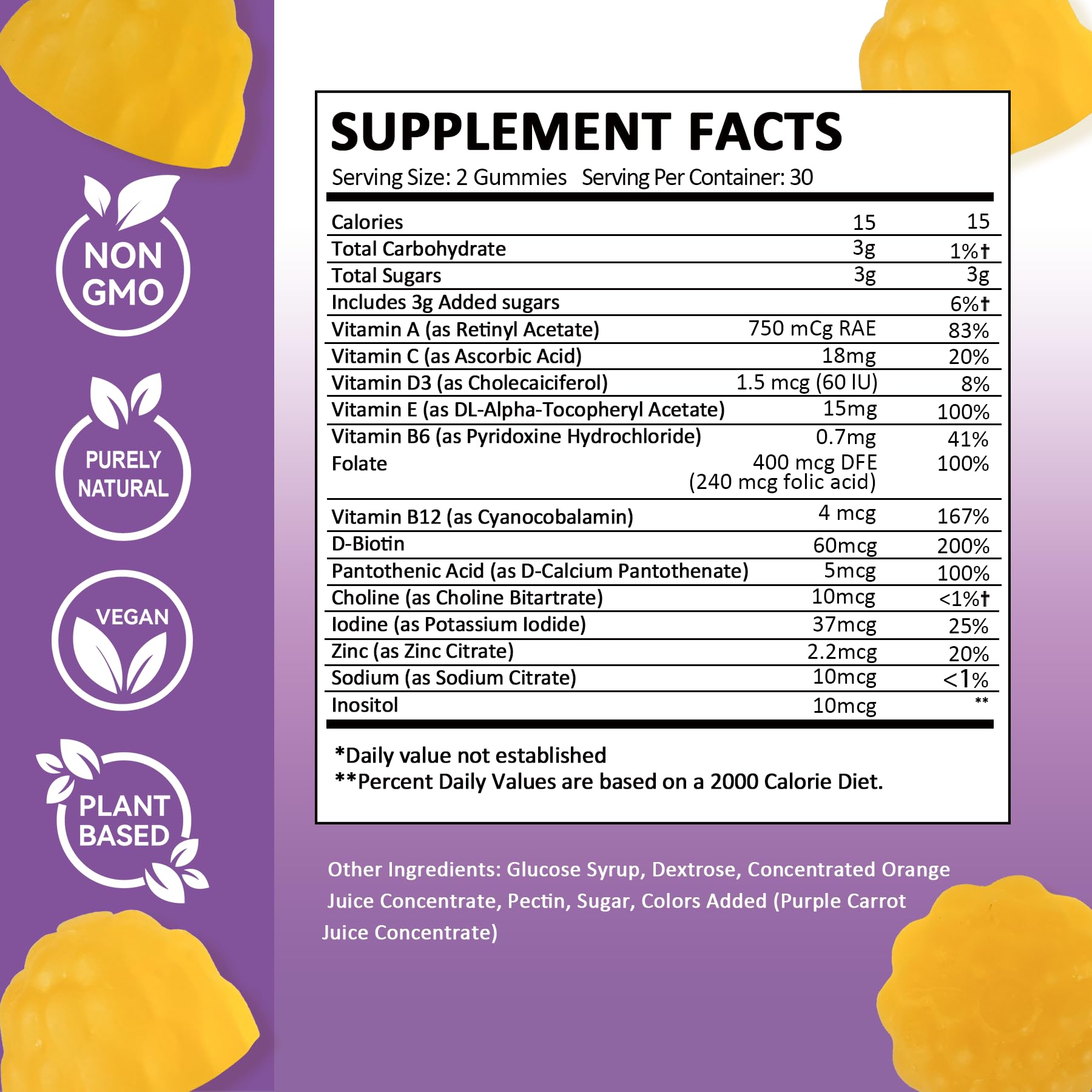 Feelherbs Fibro Gummies for Women, Pack of 2, Multivitamin Inositol Gummies with Inositol, Biotin, Vitamins A, C, D3, E, B6, B12, 60 Gummies Per Bottle Feelherbs buy supplements canada
