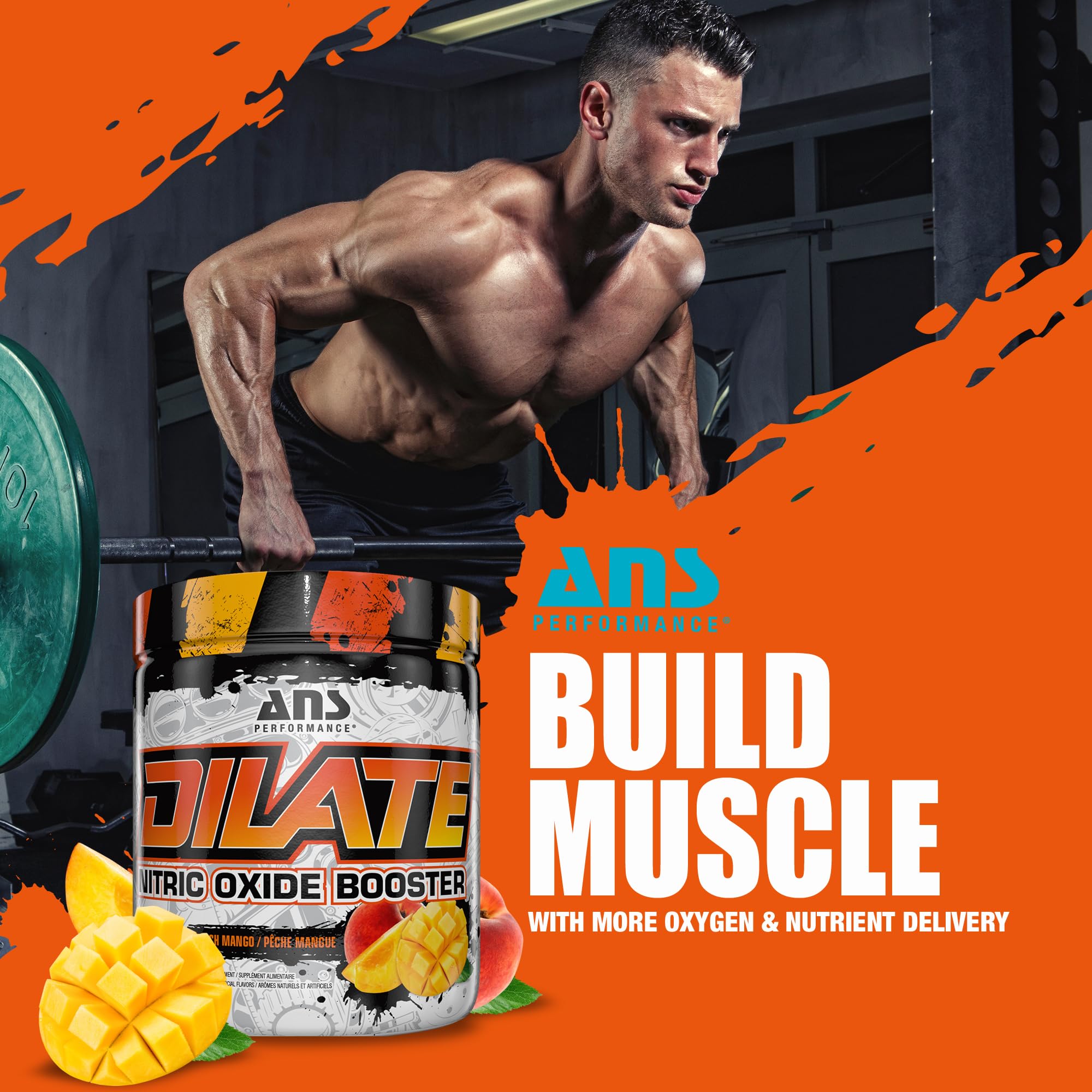 ANS Performance Dilate Pump PreWorkout Powder - Dietary Supplement - Maximizes ANS Performance buy supplements canada