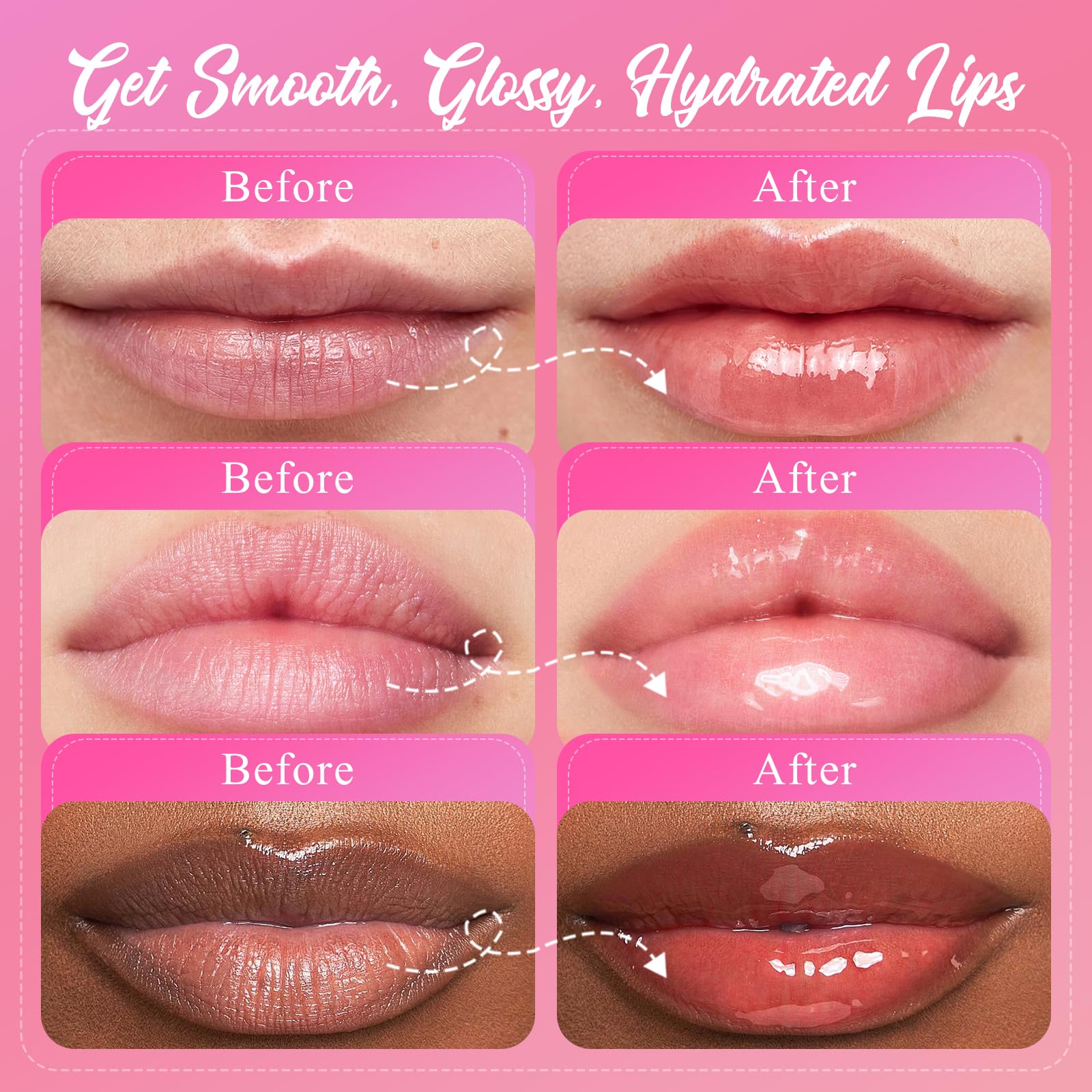 4 Pack Lip Mask Set, Hydrating Lip Mask Overnight - Berry, Grape, Mint, Vanilla Flavors, Lip Sleeping Mask Nourish Lip Balm with Vitamin C & Shea Butter | Dry Lips Care Gift SHVYOG buy supplements canada