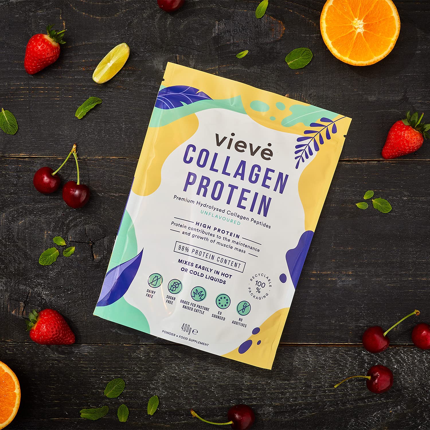 Vieve Collagen Protein Powder - Hydrolysed Bovine Peptides - Diet Support Supplement for Skin, Hair, Nail Vieve buy supplements canada
