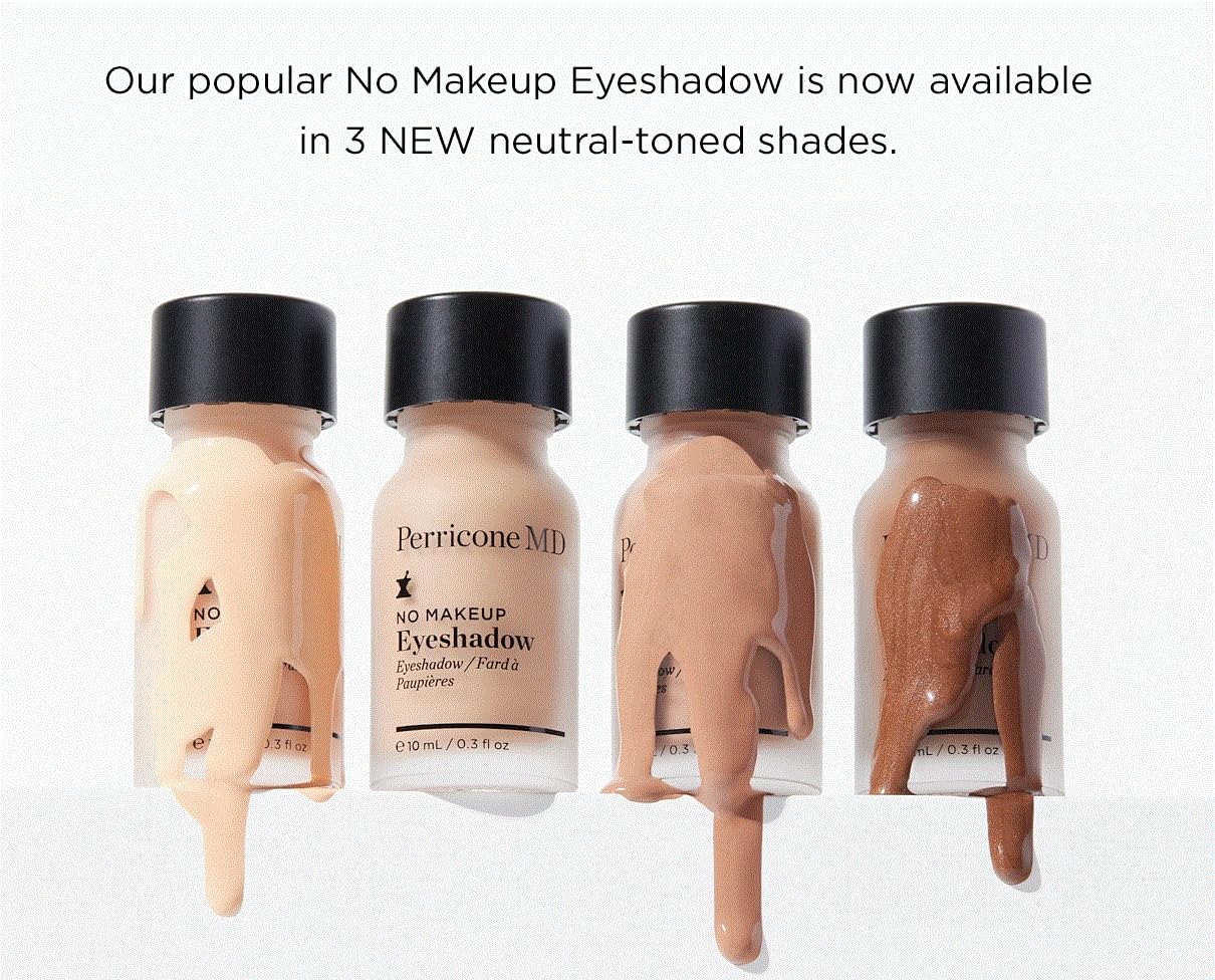 Perricone MD No Makeup Liquid Eyeshadow - Hydrating Serum Texture - Crease-Proof Anti-Aging with Vitamin C - Smooths & Brightens Eyelids - Long-Wearing Satin Finish for All Ages, Shade 2, 0.3 fl oz Perricone MD buy supplements canada