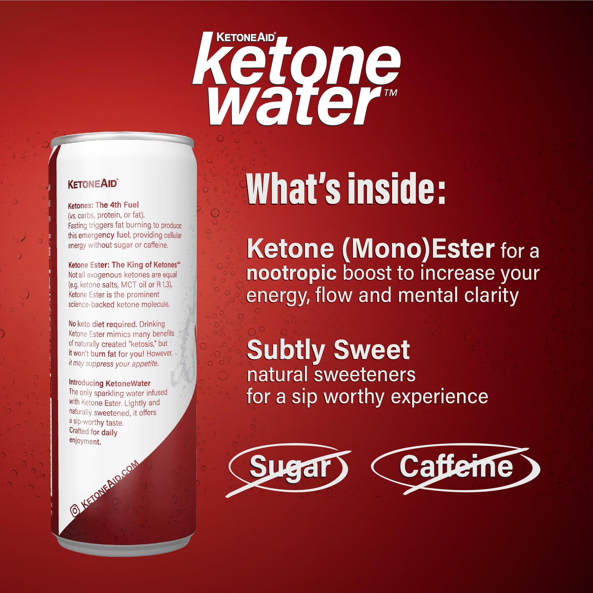 KetoneWater | Functional Sparkling Water w/Ketone Ester (3 Grams) | Black Cherry Flavor KetoneAid buy supplements canada