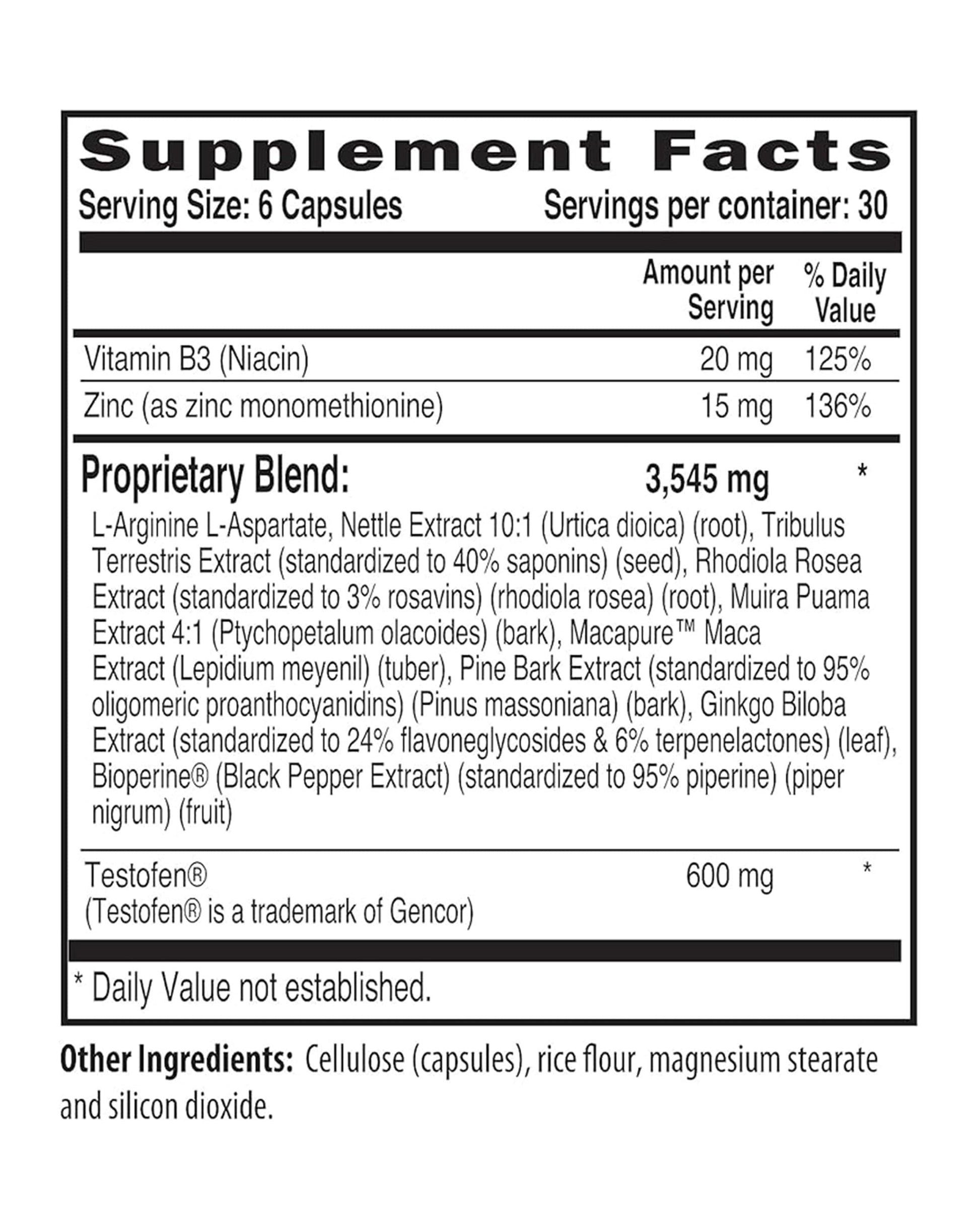 NaturalSlim Natural Booster for Men - Male Enhancing Supplement with Ginkgo Biloba, L Arginine, Zinc, Vitamin B3, & Testofen for Energy, Muscle Builder & Metabolism - 180 Capsules NaturalSlim buy supplements canada
