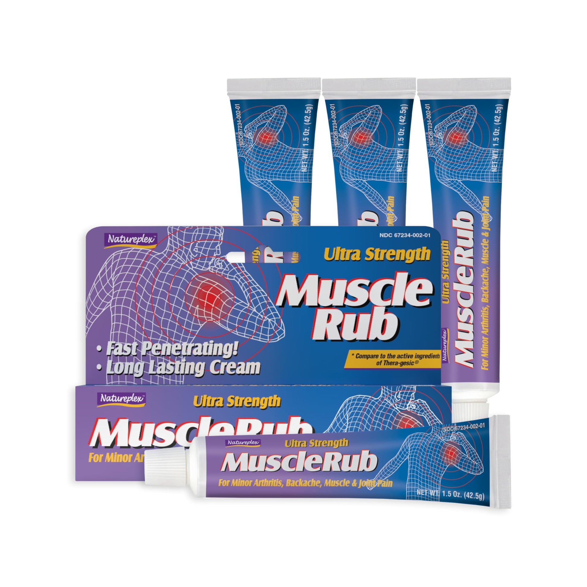 Ultra Strength Muscle Rub 4 Pack Natureplex buy supplements canada