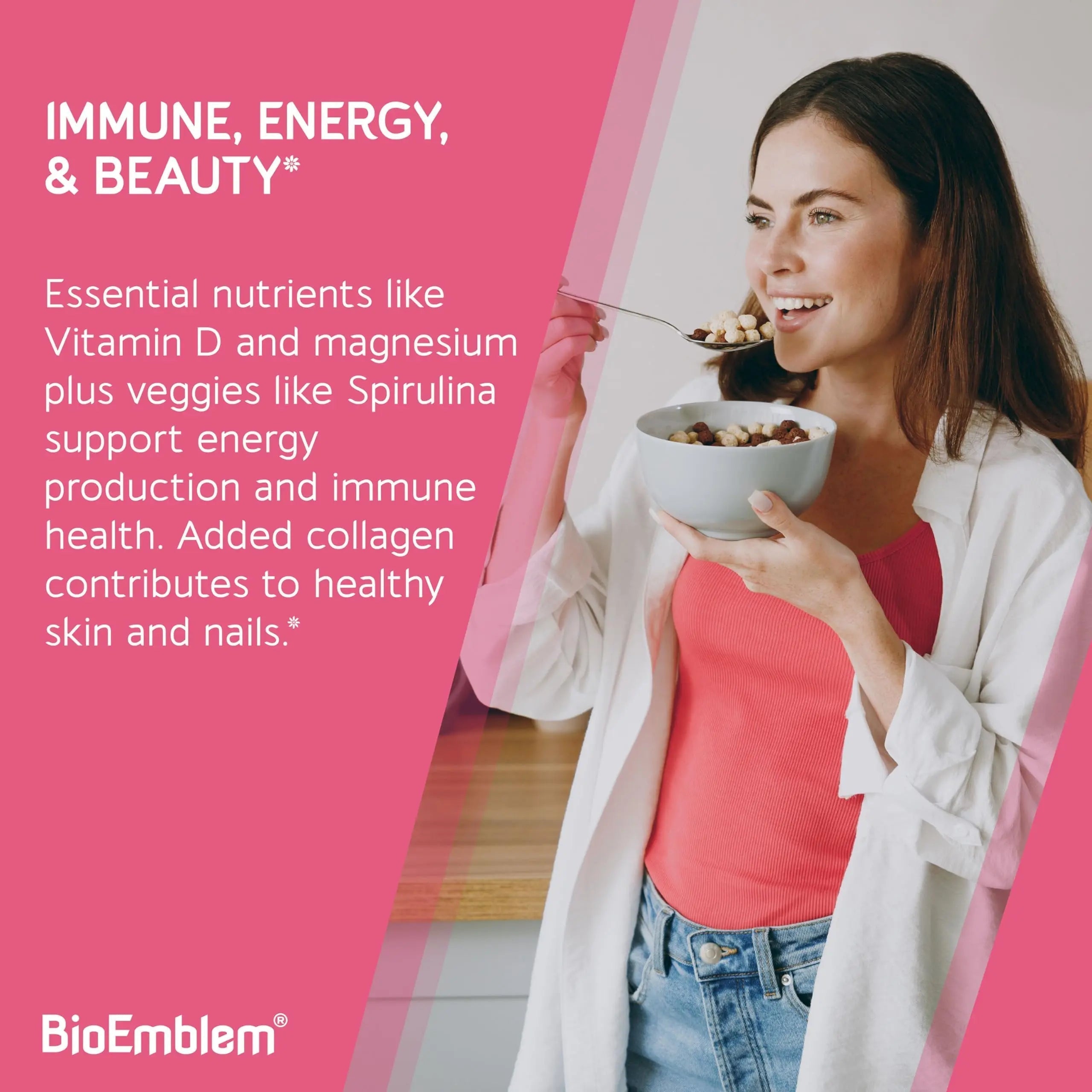 BioEmblem Women's Multivitamin - Complete Daily Multi for Immunity, Energy, Hair, Skin with Vitamin A, B12, B6, D3, Biotin BioEmblem buy supplements canada