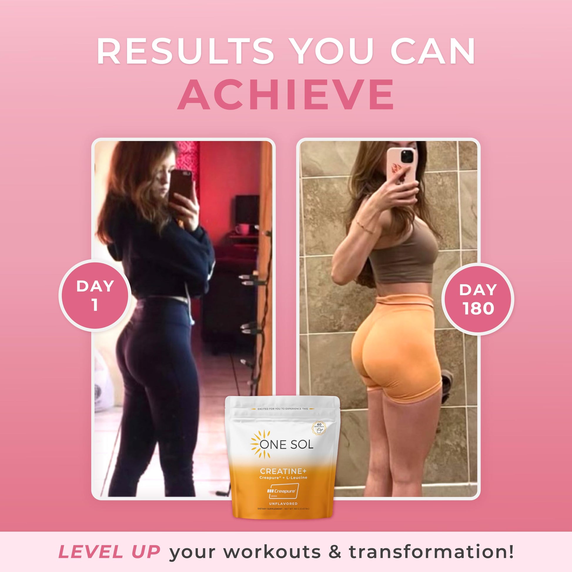 One Sol Creatine for Women, All Natural Women’s Creatine Powder w Creapure & Leucine, Increase Lean Muscle Mass, Reduce Recovery Time, Promotes Brain & Bone Health (Unflavored, 60 Servings) One Sol buy supplements canada