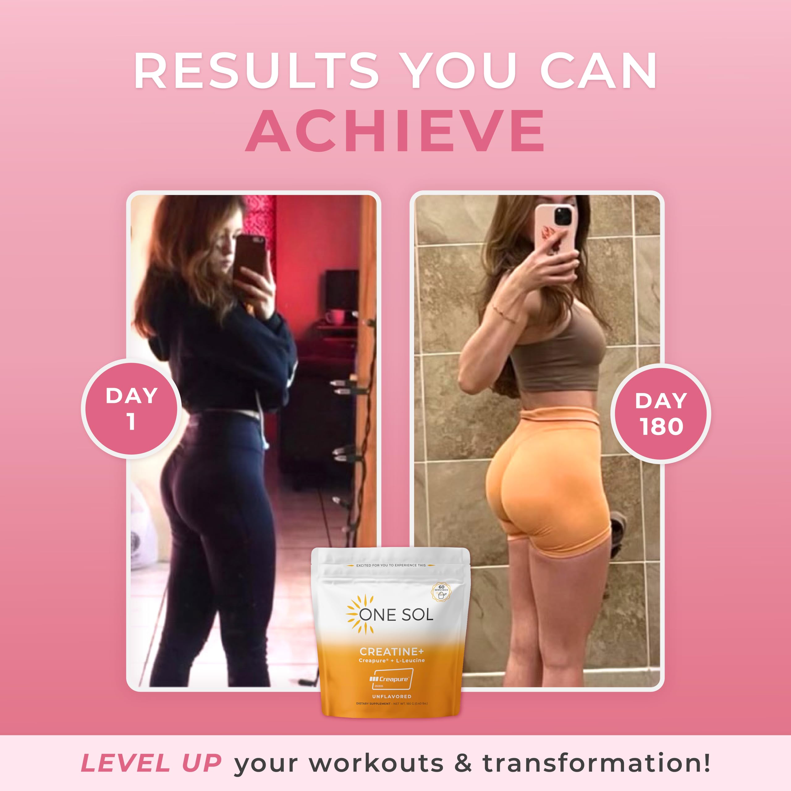 One Sol Creatine for Women, All Natural Women’s Creatine Powder w Creapure & Leucine, Increase Lean Muscle Mass, Reduce Recovery Time, Promotes Brain & Bone Health (Unflavored, 60 Servings) One Sol buy supplements canada