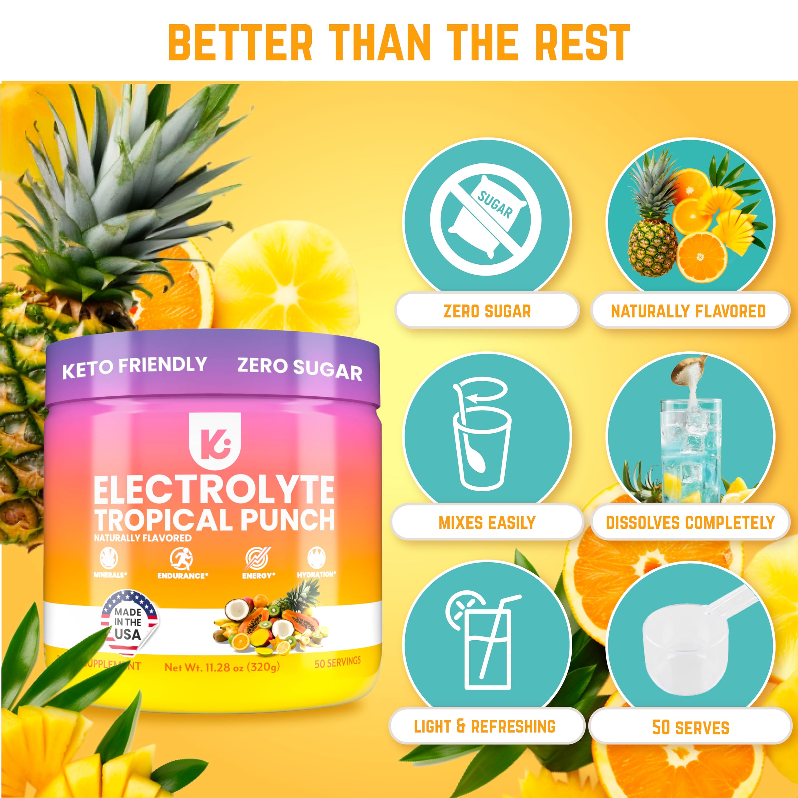 Keppi Keto Electrolytes Powder No Sugar | Zero Carbs | Made in USA | Advanced Hydration Keppi buy supplements canada