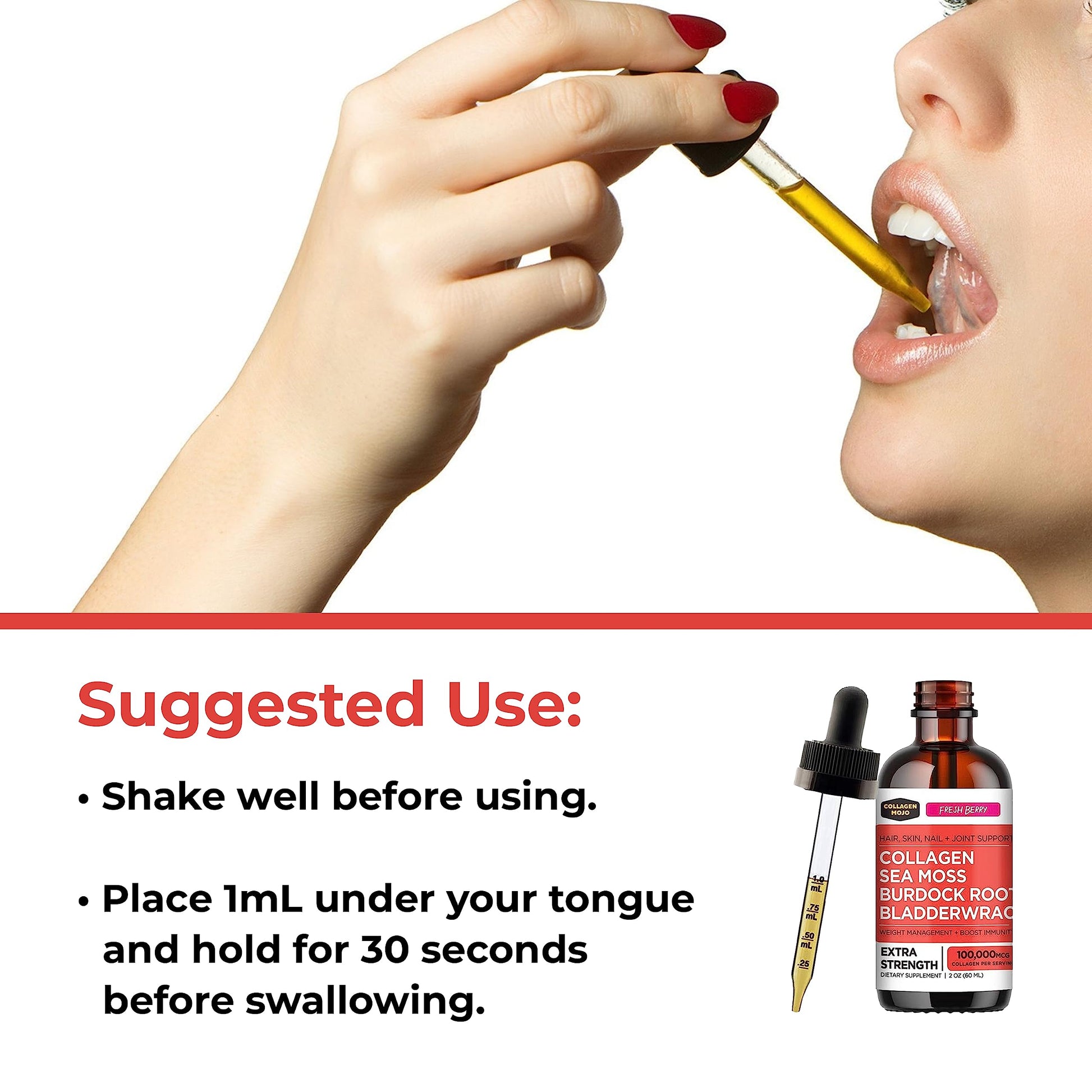 Collagen Mojo Liquid Collagen Peptides with Sea Moss, Burdock Root & Bladderwrack Collagen Mojo buy supplements canada
