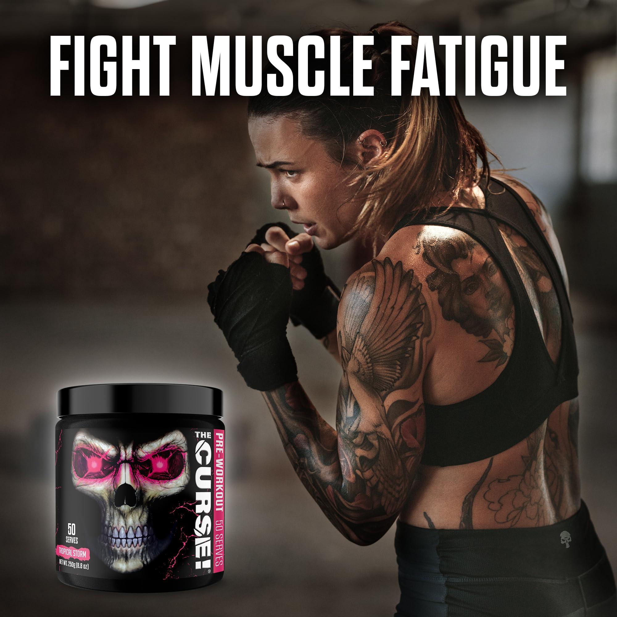 JNX SPORTS The Curse! Pre Workout Powder - Tropical Storm 50 Servings | Preworkout JNX SPORTS buy supplements canada