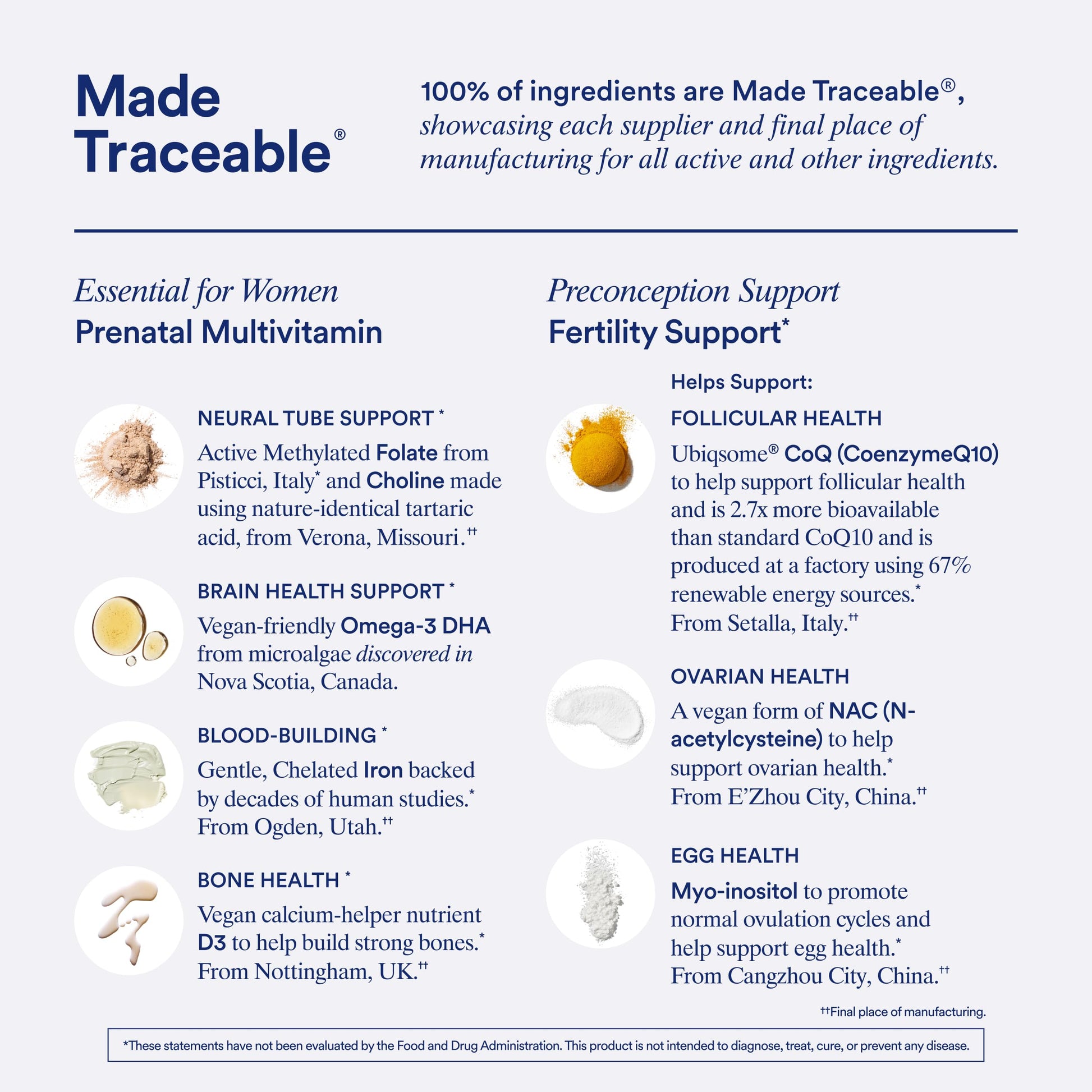 Ritual Preconception Bundle: Essential for Women Prenatal Multivitamin and Lemony Fertility Support Drink Mix Supplement with NAC, CoQ10, and Myo-Inositol. Vegan and Formulated to Support Her.* Ritual buy supplements canada