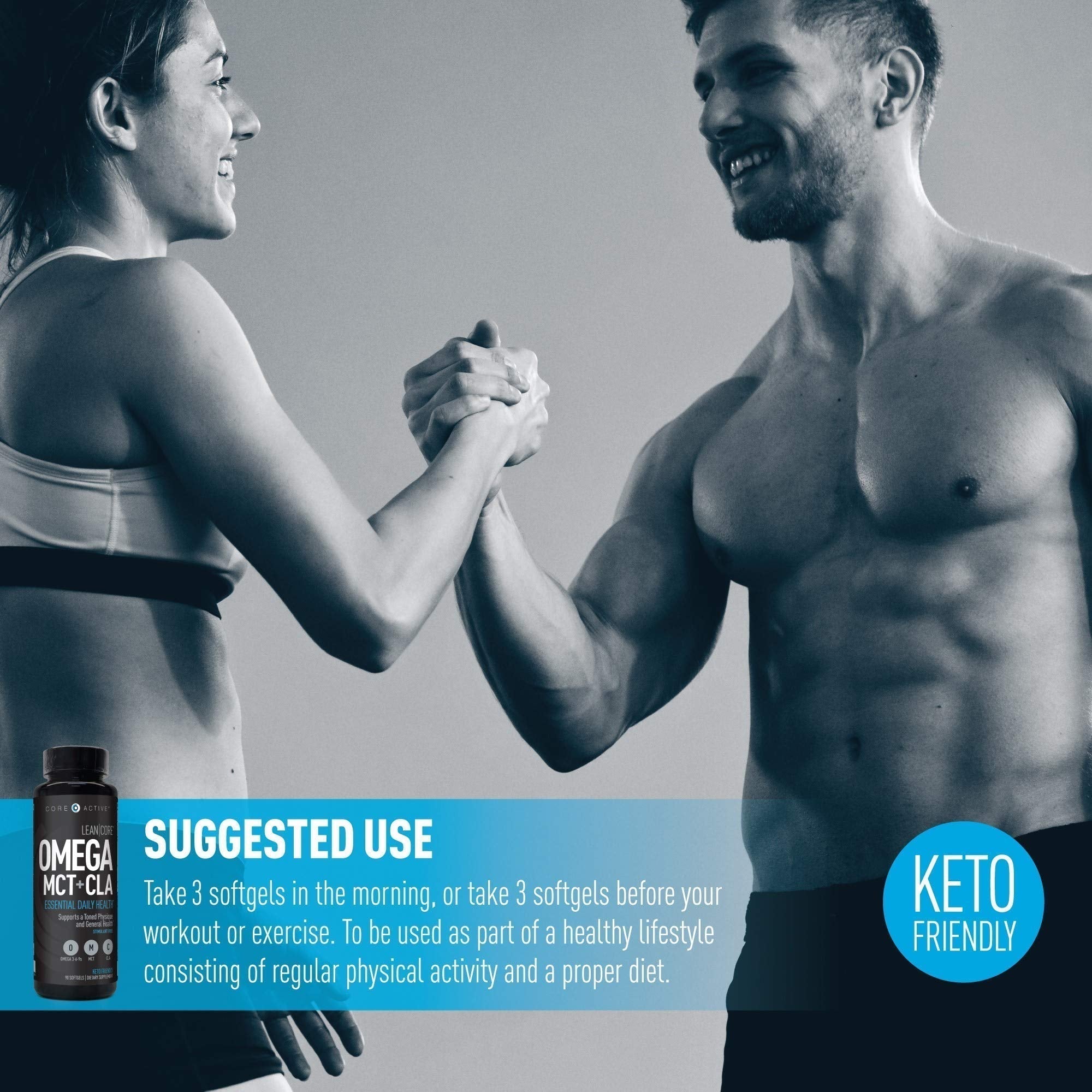 Lean CORE Omega MCT + CLA - Stimulant Free Health Formula, Lean Muscle & Toned (CORE)ACTIVE buy supplements canada