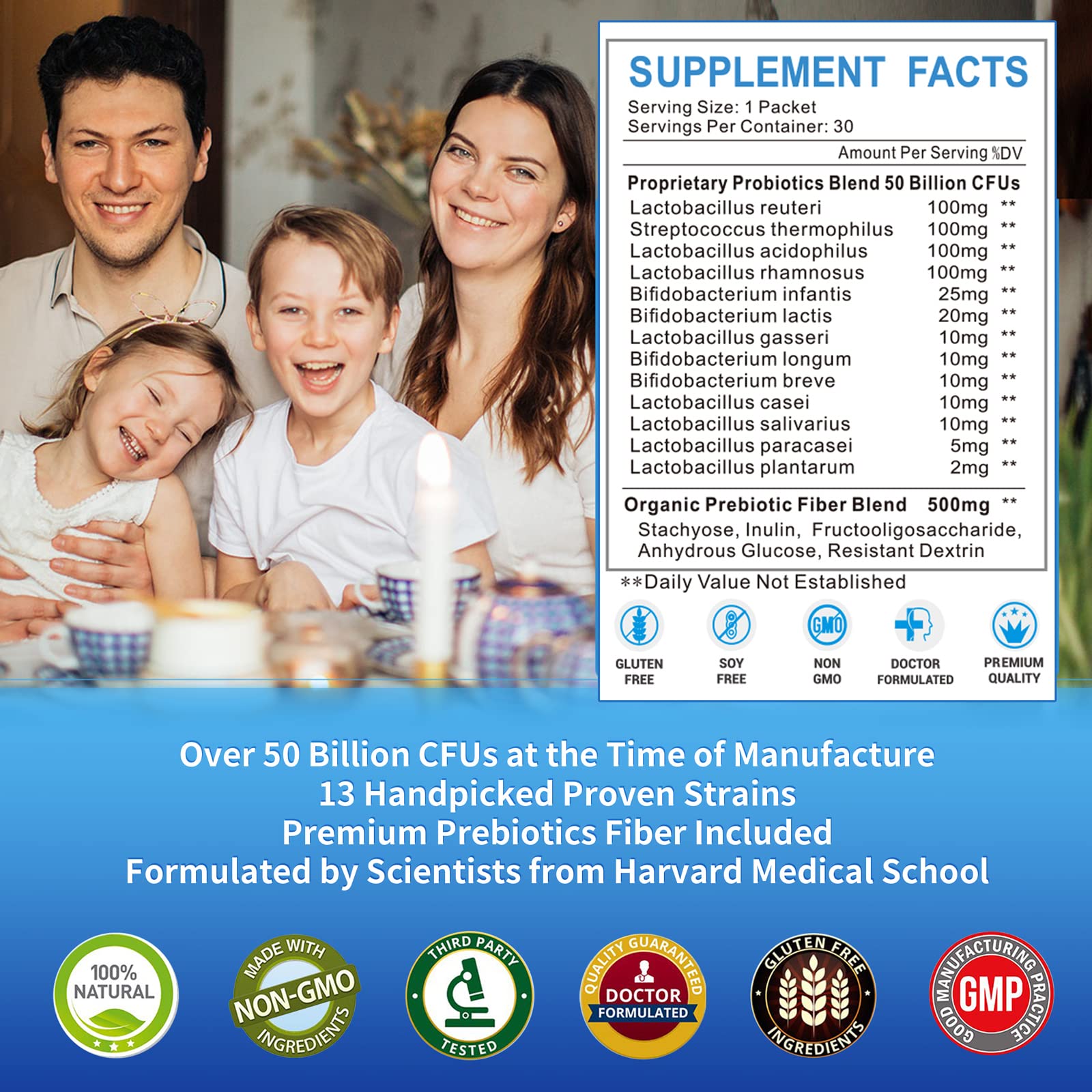 ZEBORA Probiotics for Women, Men and Kids, Prebiotics and Probiotics Powder ZEBORA buy supplements canada