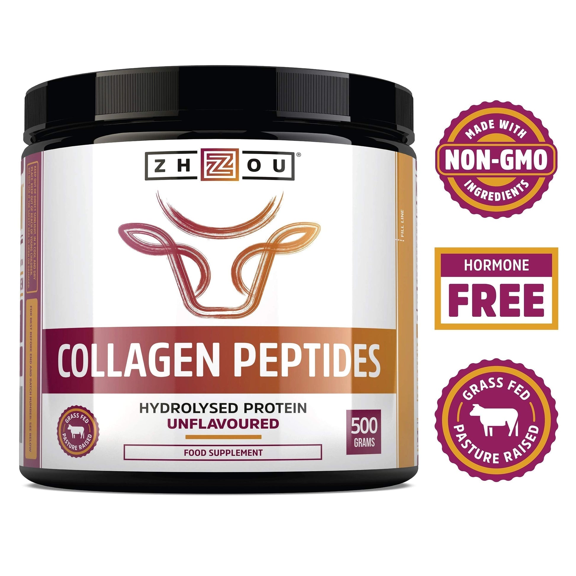 Collagen Powder 500g - Hydrolysed Collagen Peptides Powder - High Protein Bovine Collagen Supplement Nu U Nutrition buy supplements canada