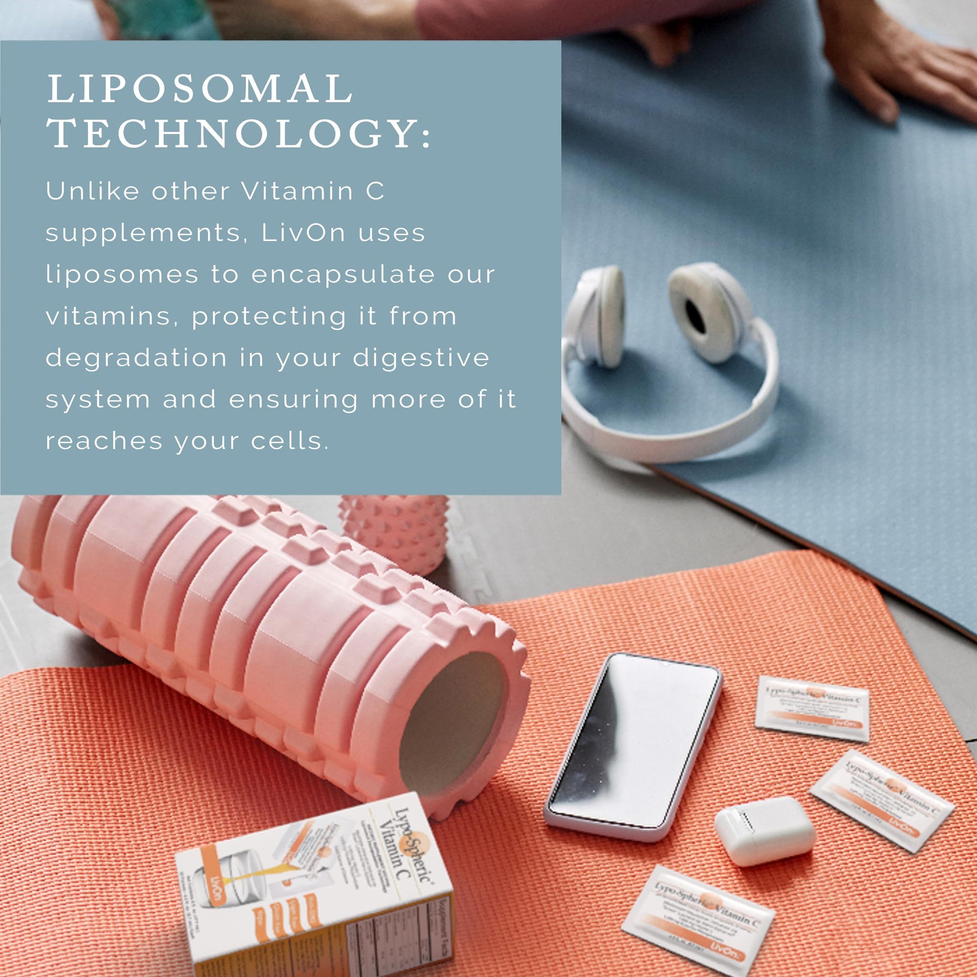 LivOn Laboratories Lypo–Spheric Vitamin C – 3 Cartons (90 Packets) – 1,000 mg Vitamin C & 1,000 mg Essential Phospholipids Per Packet – Liposome Encapsulated for Improved Absorption – 100% Non–GMO LivOn Laboratories buy supplements canada