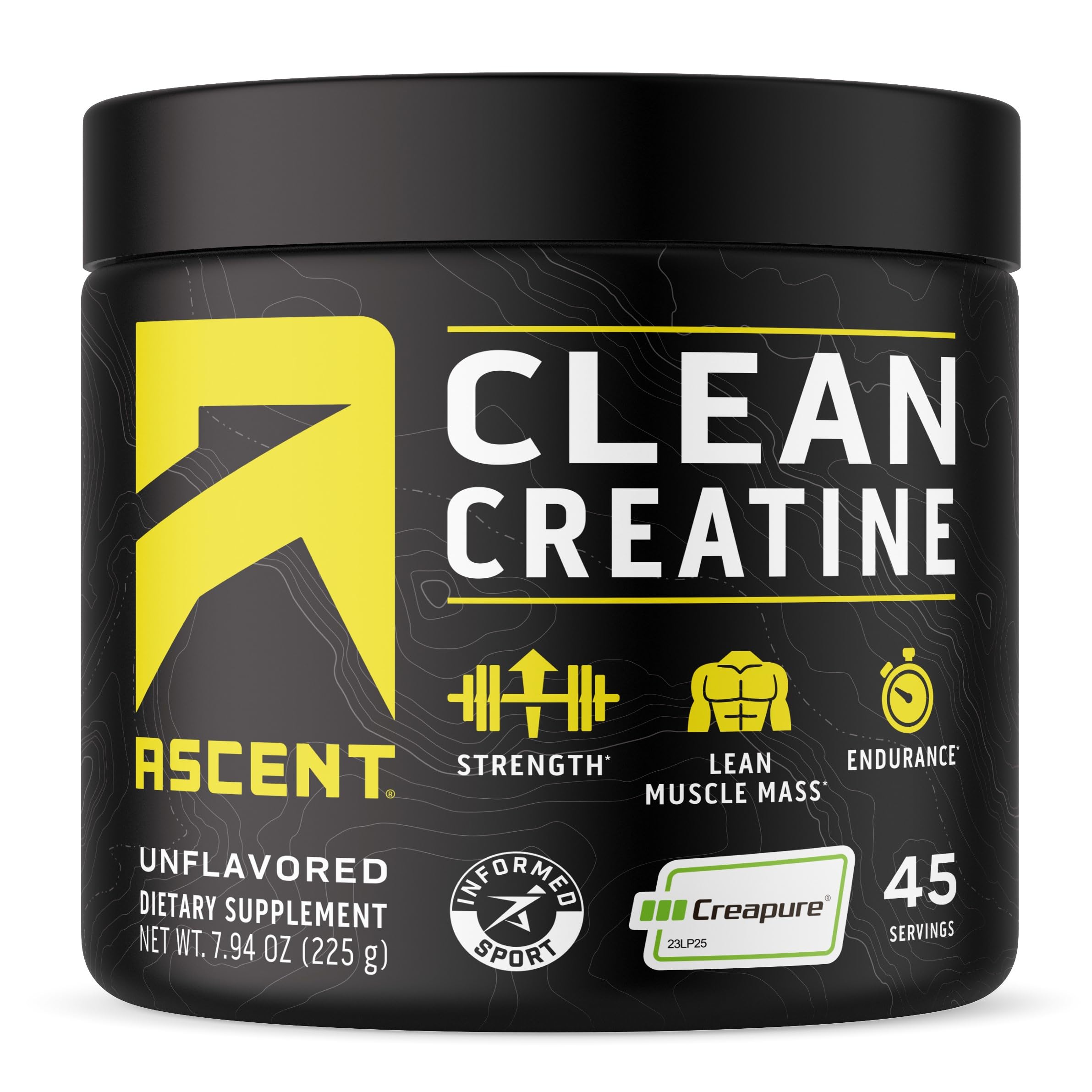 Ascent Clean Creatine Monohydrate Powder - 5G Per Serving, Creapure Creatine Supple Ascent buy supplements canada