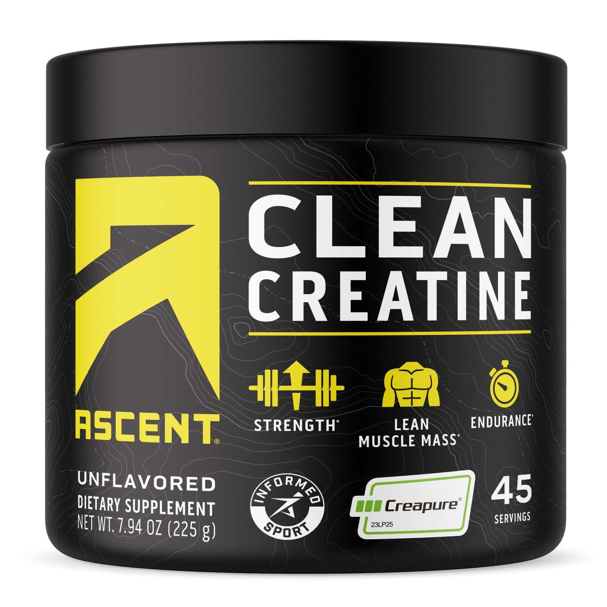 Ascent Clean Creatine Monohydrate Powder - 5G Per Serving, Creapure Supplement - Unflavored, 45 Servings Ascent buy supplements canada