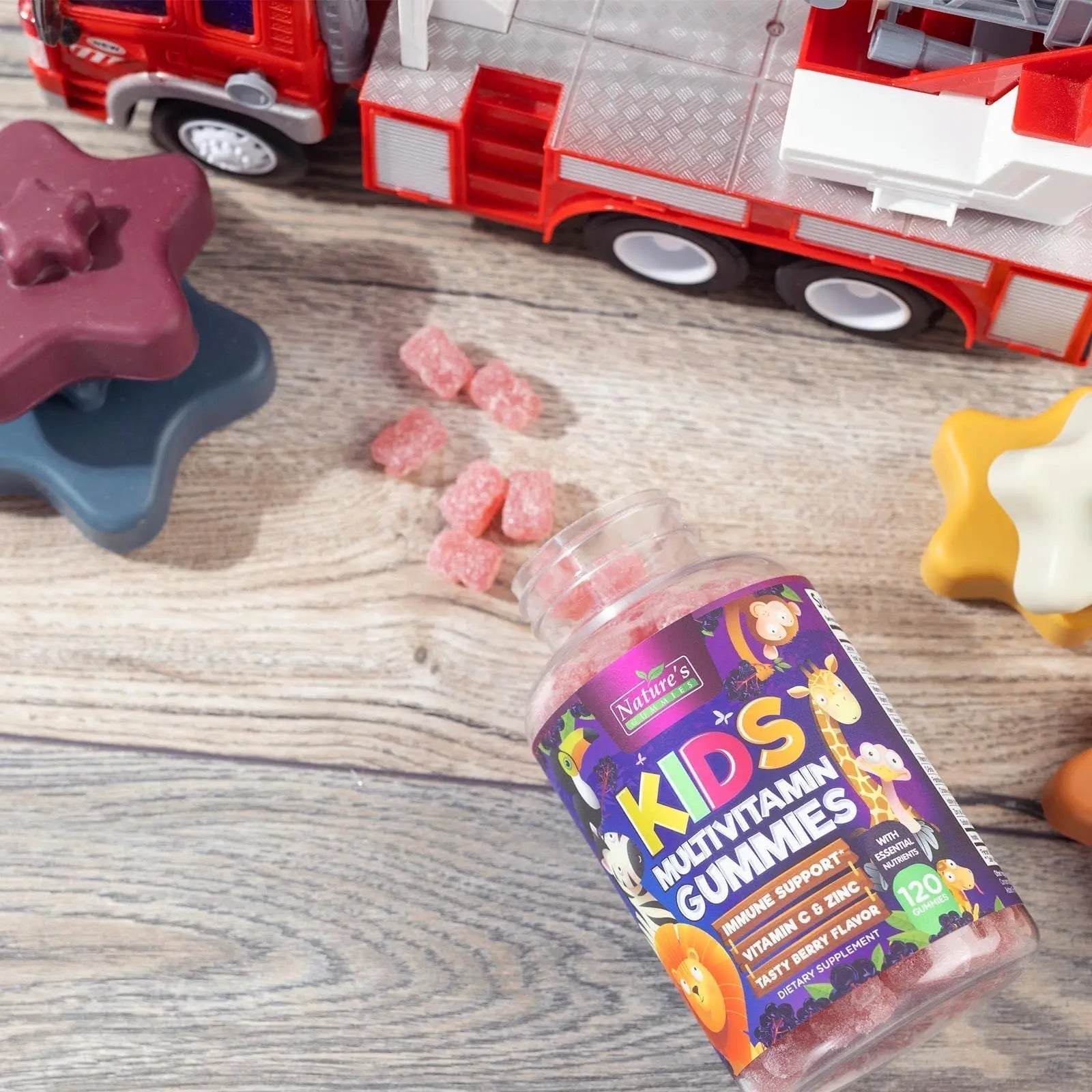 Multivitamin for Kids - Complete Daily Children's Multi Vitamin Gummies with Vitamin D, B Vitamins, Zinc & More - Energy, Memory Focus Nature's Nutrition buy supplements canada