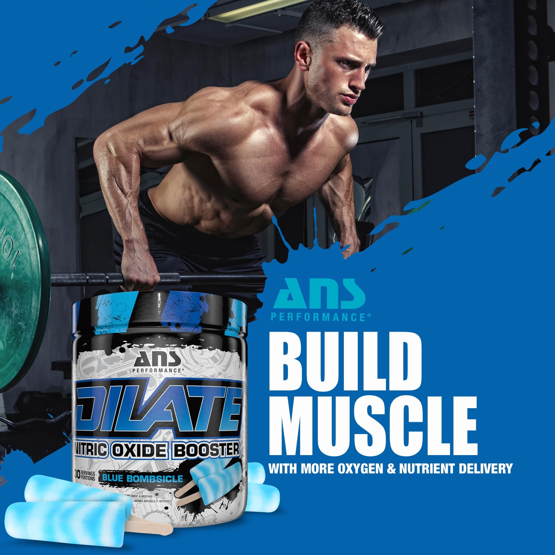 ANS Performance Dilate Pump PreWorkout Powder - Dietary Supplement - Maximizes ANS Performance buy supplements canada