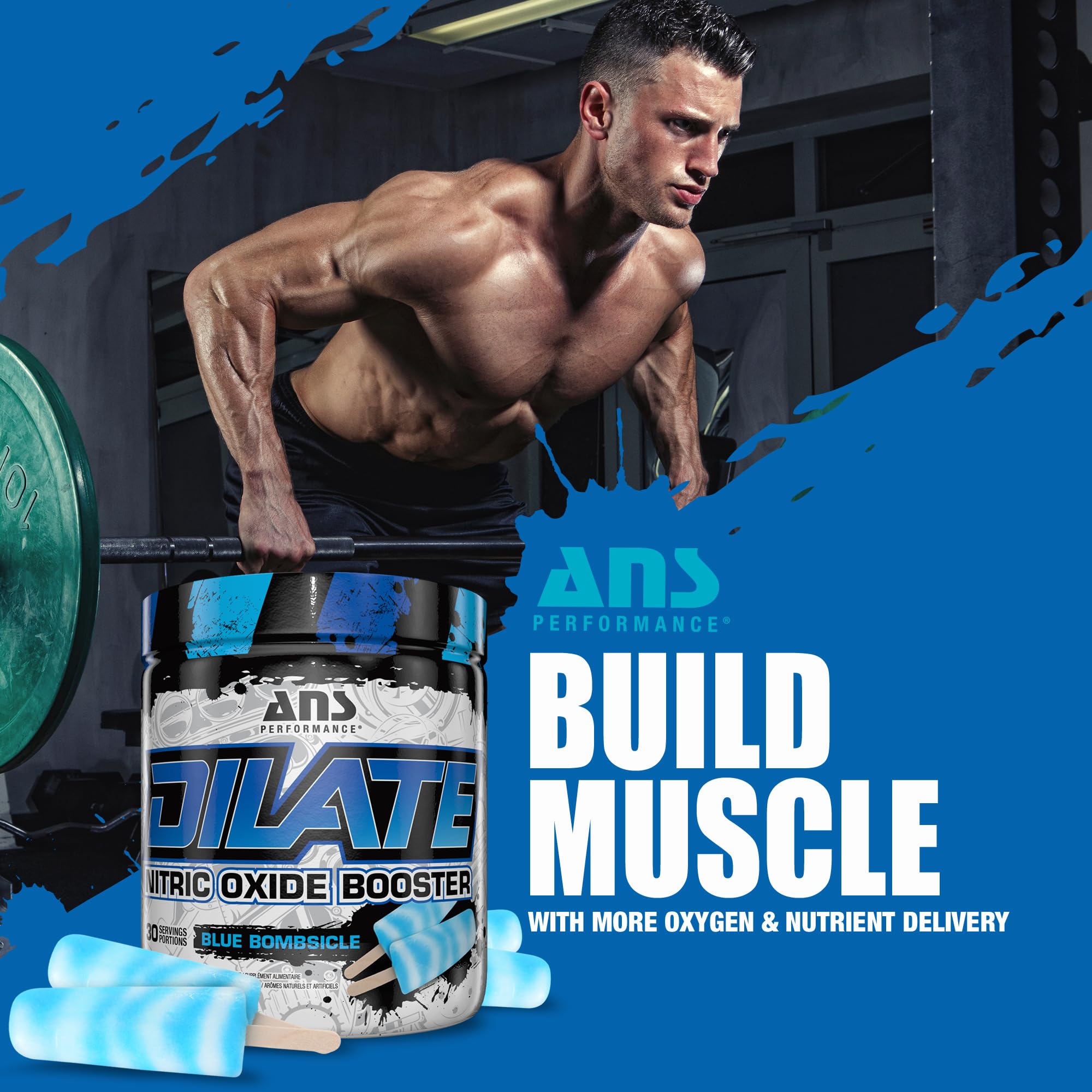 ANS Performance Dilate Pump PreWorkout Powder - Dietary Supplement - Maximizes ANS Performance buy supplements canada