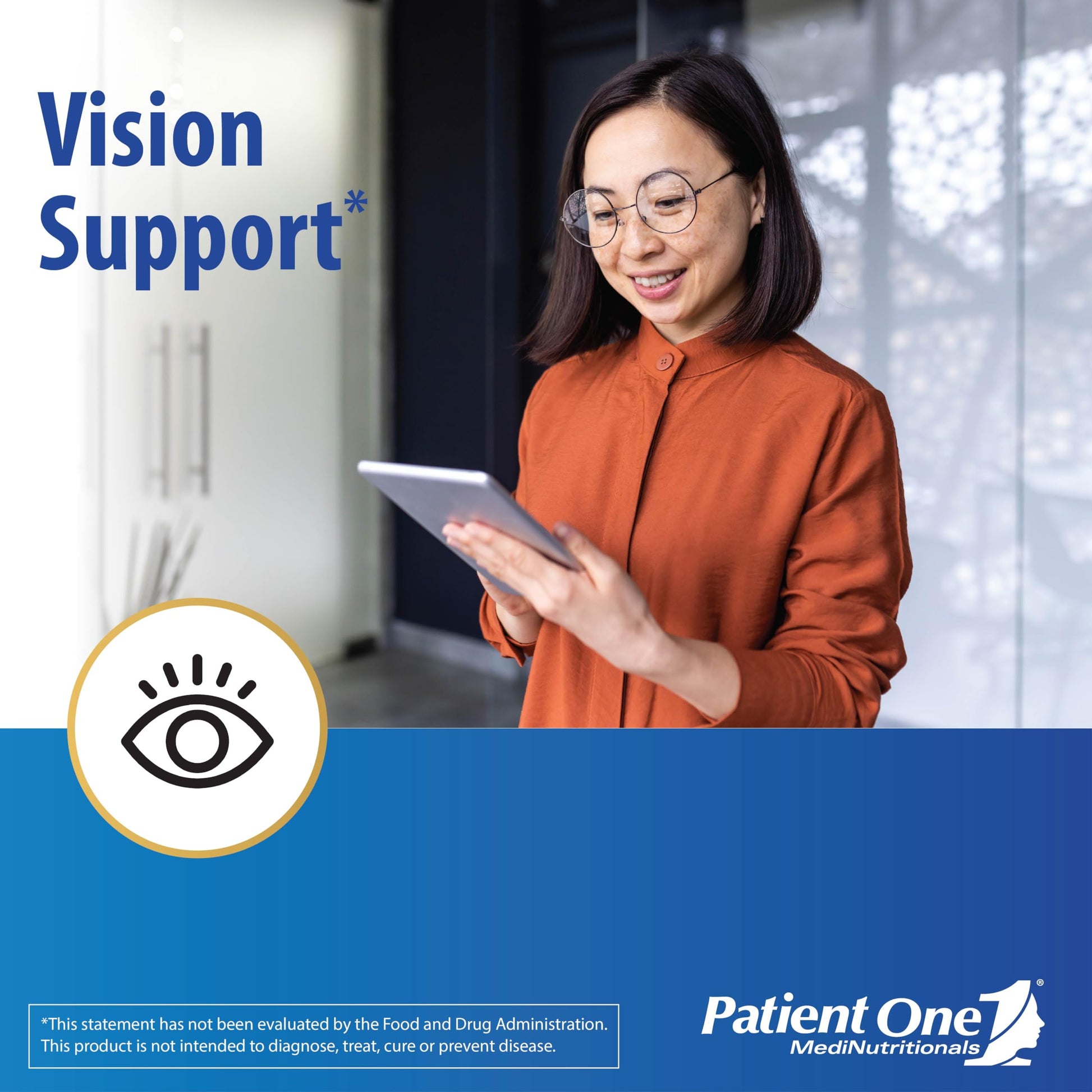 Patient One OpticOne | Supplement to Support Optic Nerve Health and Eyesight Function* | With Vitamins A and E, Lutein, ALA and More | 180 Capsules Patient One buy supplements canada