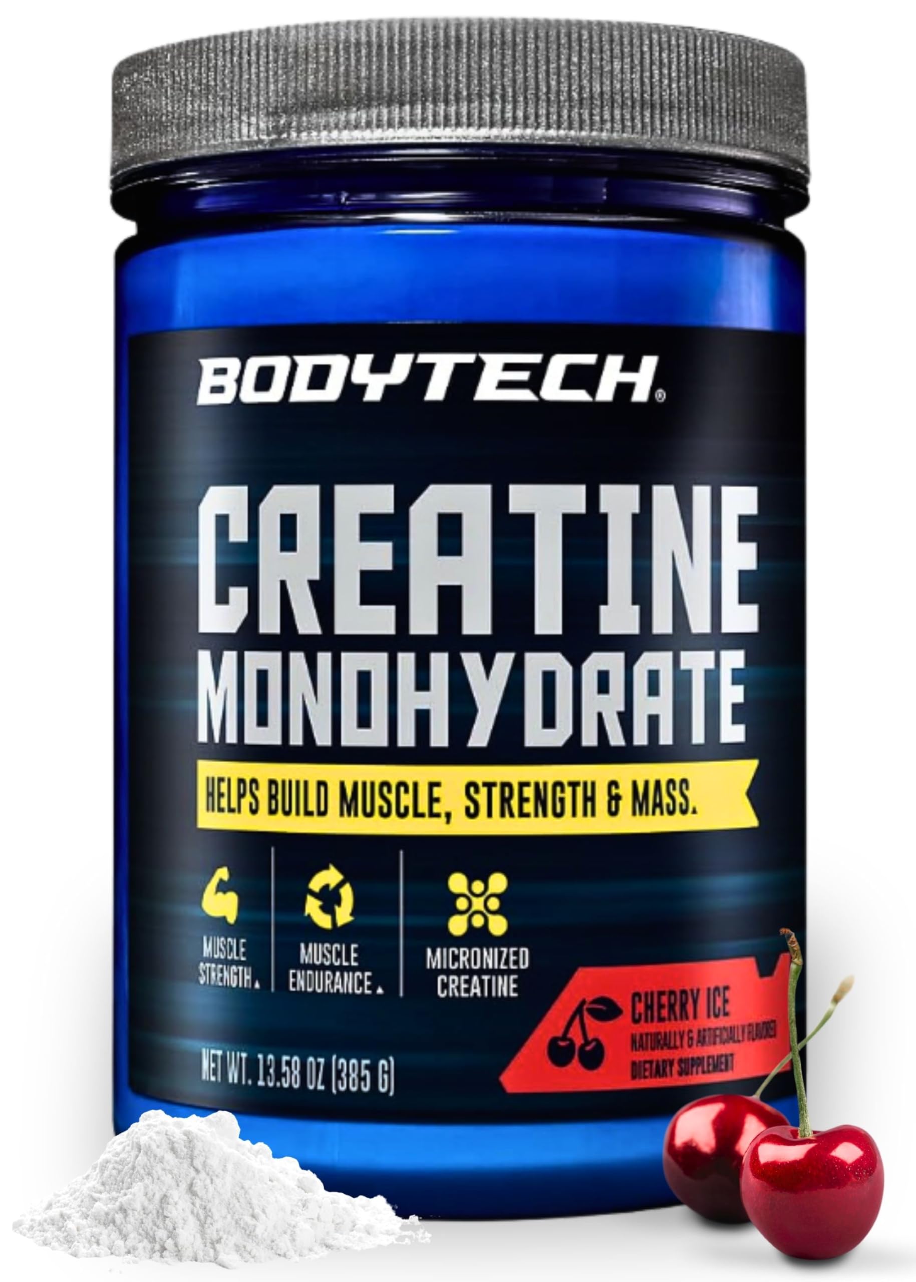 BodyTech 100% Pure Creatine Monohydrate Powder - Micronized for Maximum Absorption - Supports Muscle Strength & Power Output BodyTech buy supplements canada