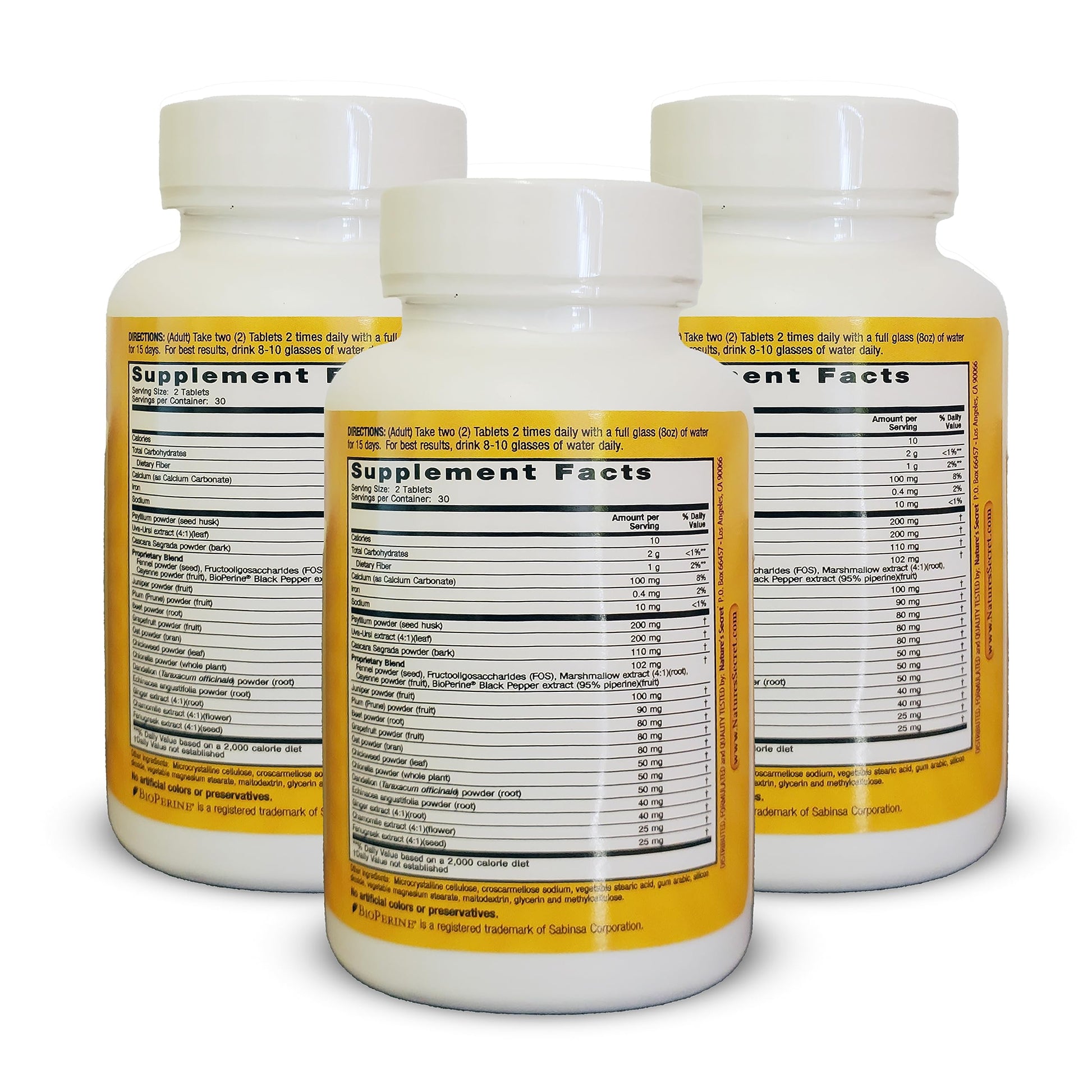 Nature's Secret 15-Day Weight Loss Support Cleanse & Flush (Pack of 3) Nature's Secret buy supplements canada