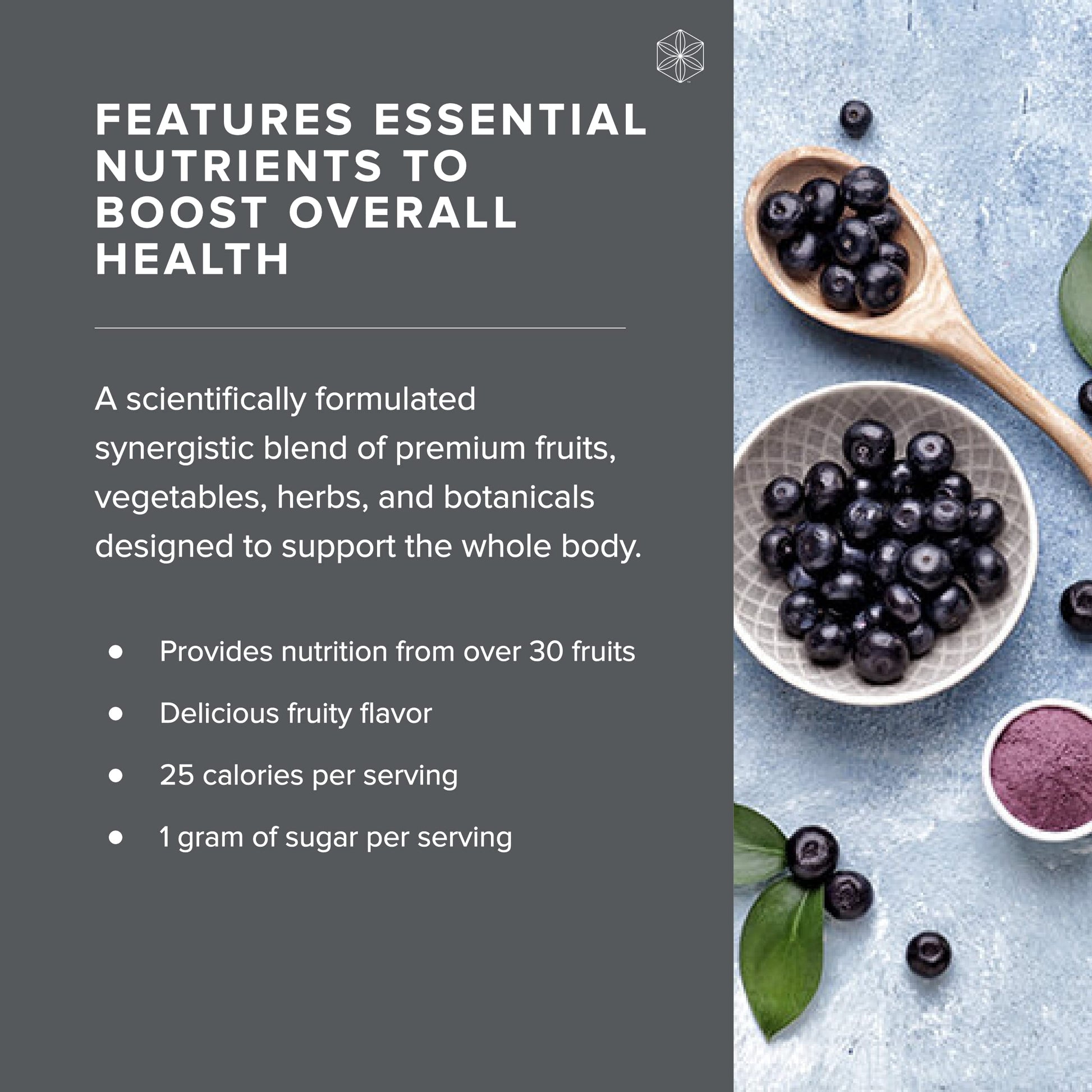Isagenix Fruits - Phytonutrient & Superfruits Drink Mix - Health Support Supplement Isagenix buy supplements canada